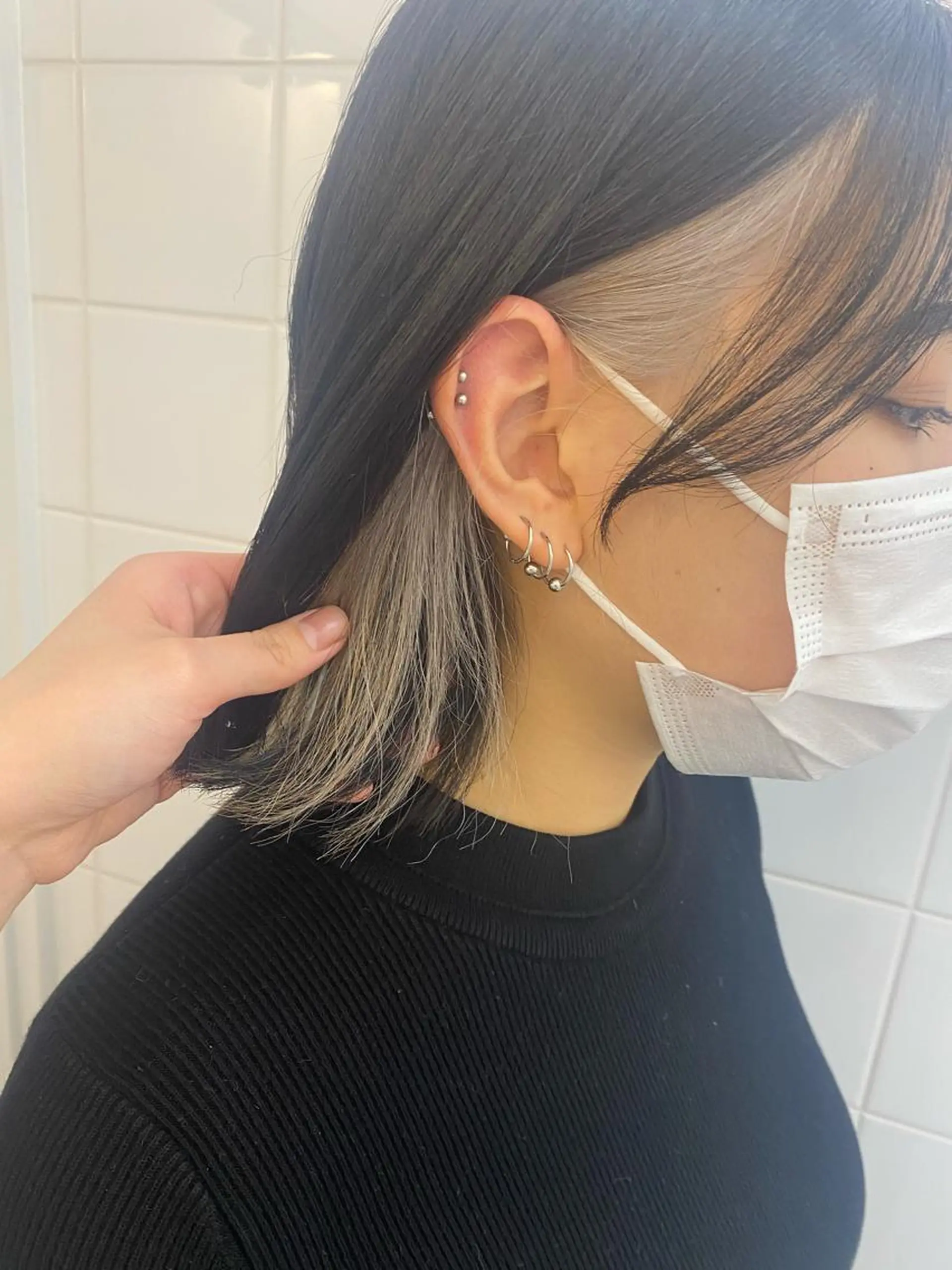 ミディアム aoi ♡グレージュ ・ベージュカラーのヘアスタイル