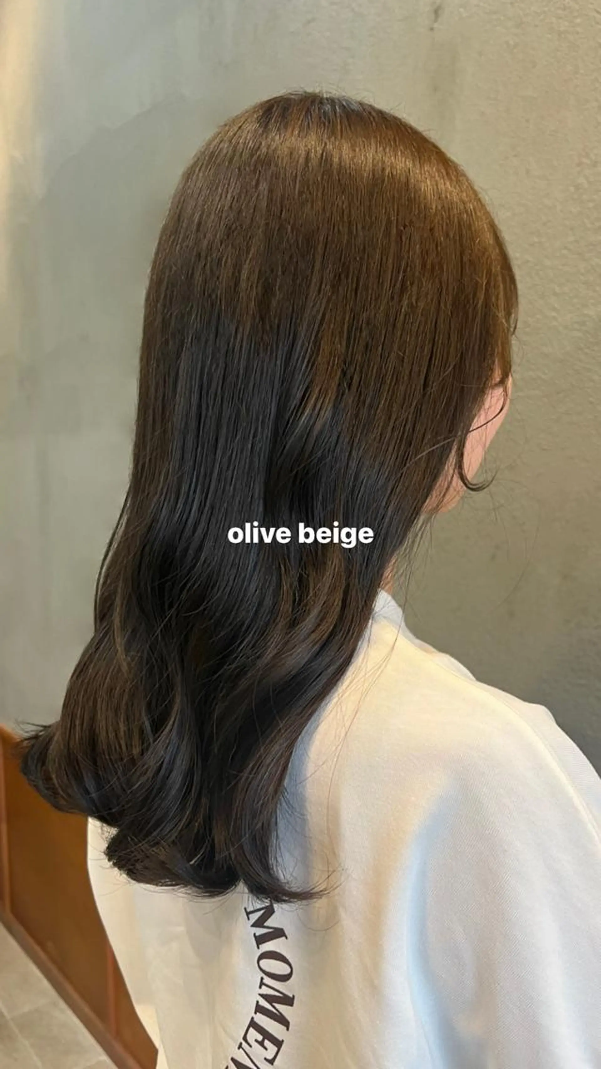 ロング カラー yoke. GARDEN所属・目黒 彩花のヘアスタイル