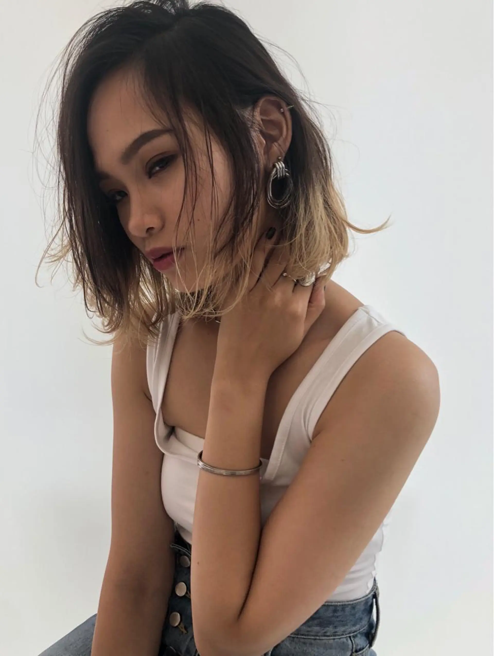 ショート カラー カット ヘッドスパ 小田 莉加子のヘアスタイル