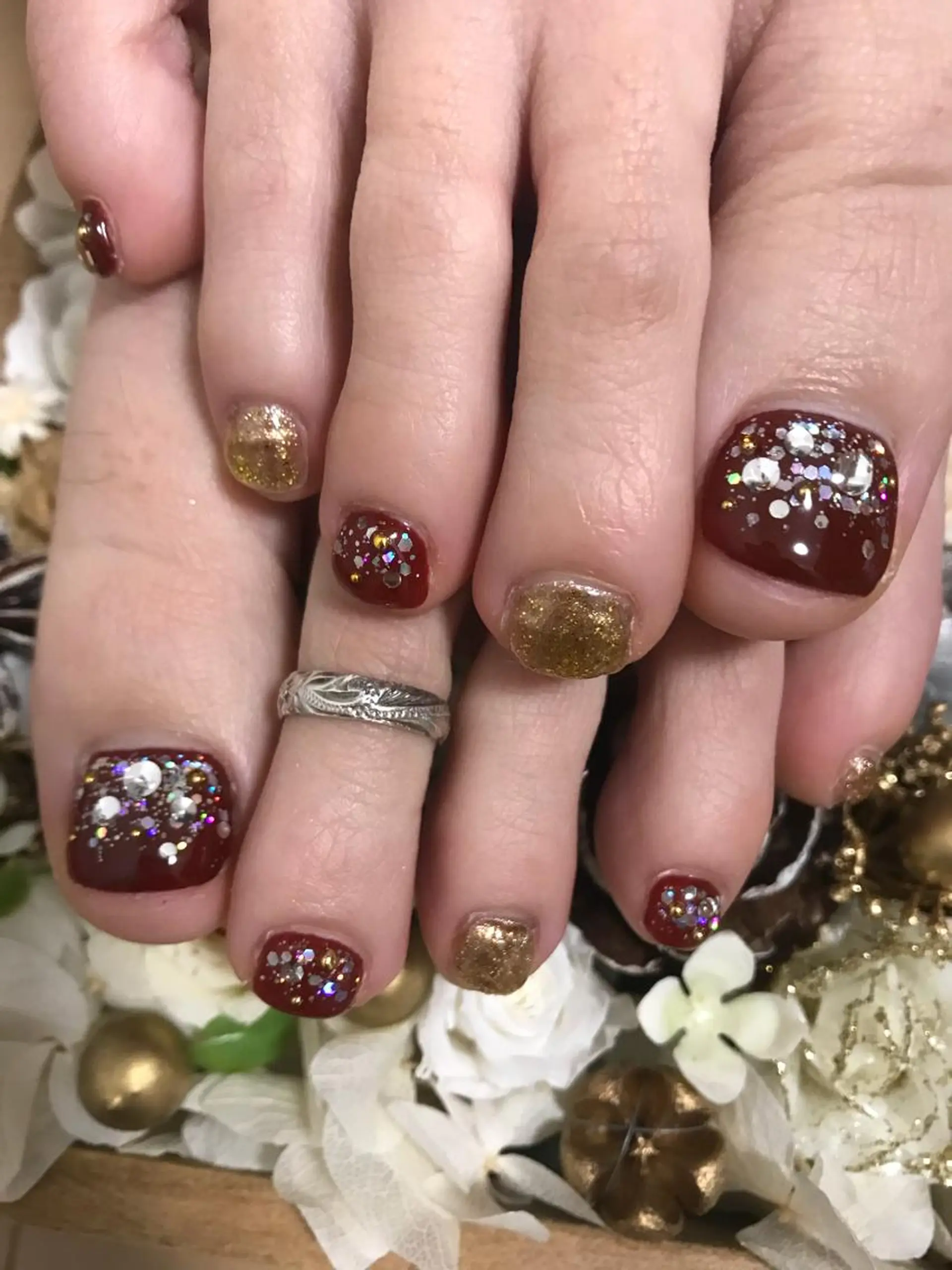 ネイル フットネイル 吉岡 裕子のネイルデザイン