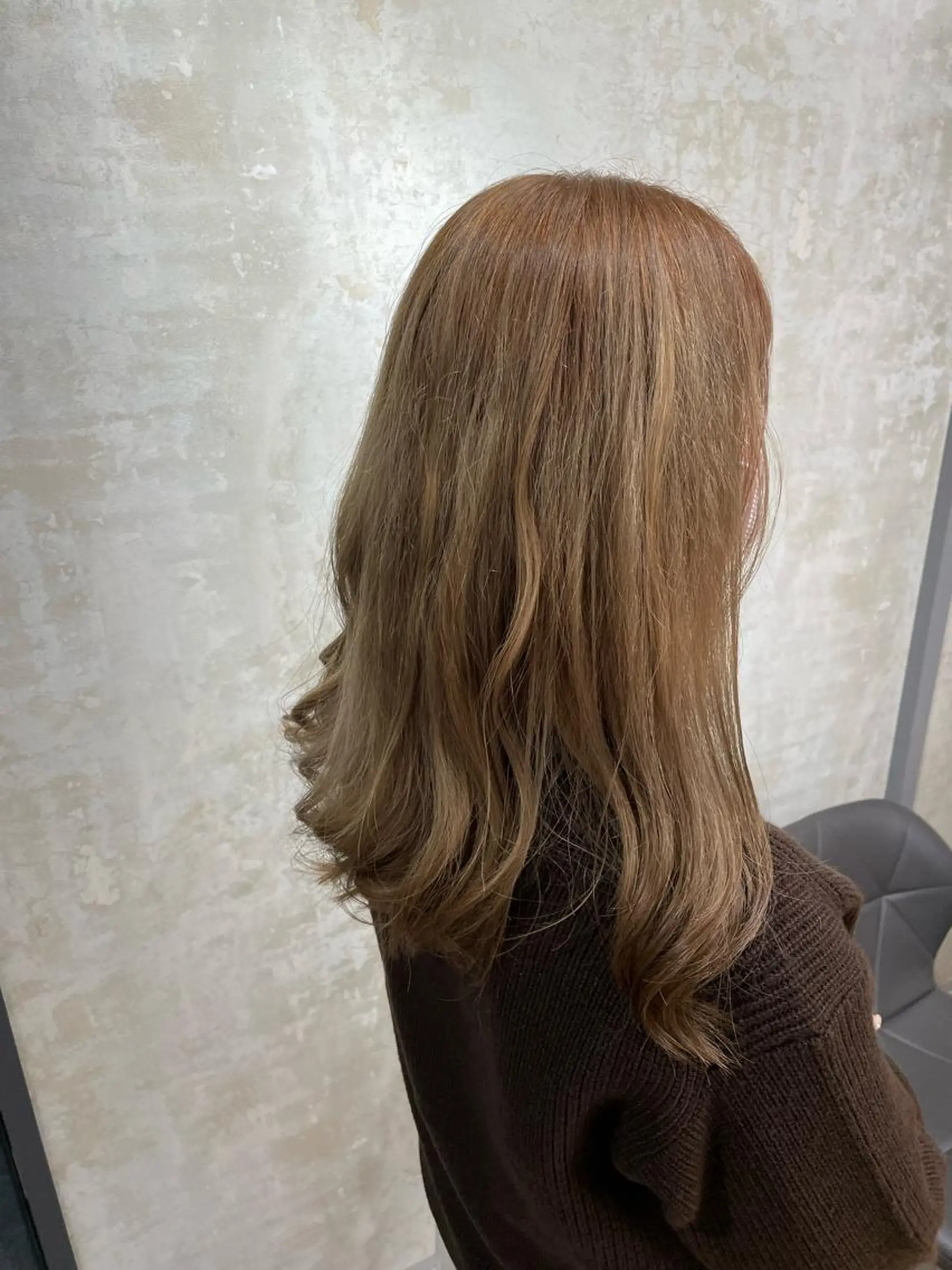 セミロング カラー ヘアカラー トリートメント blanc hair 西中島MASARUのヘアスタイル