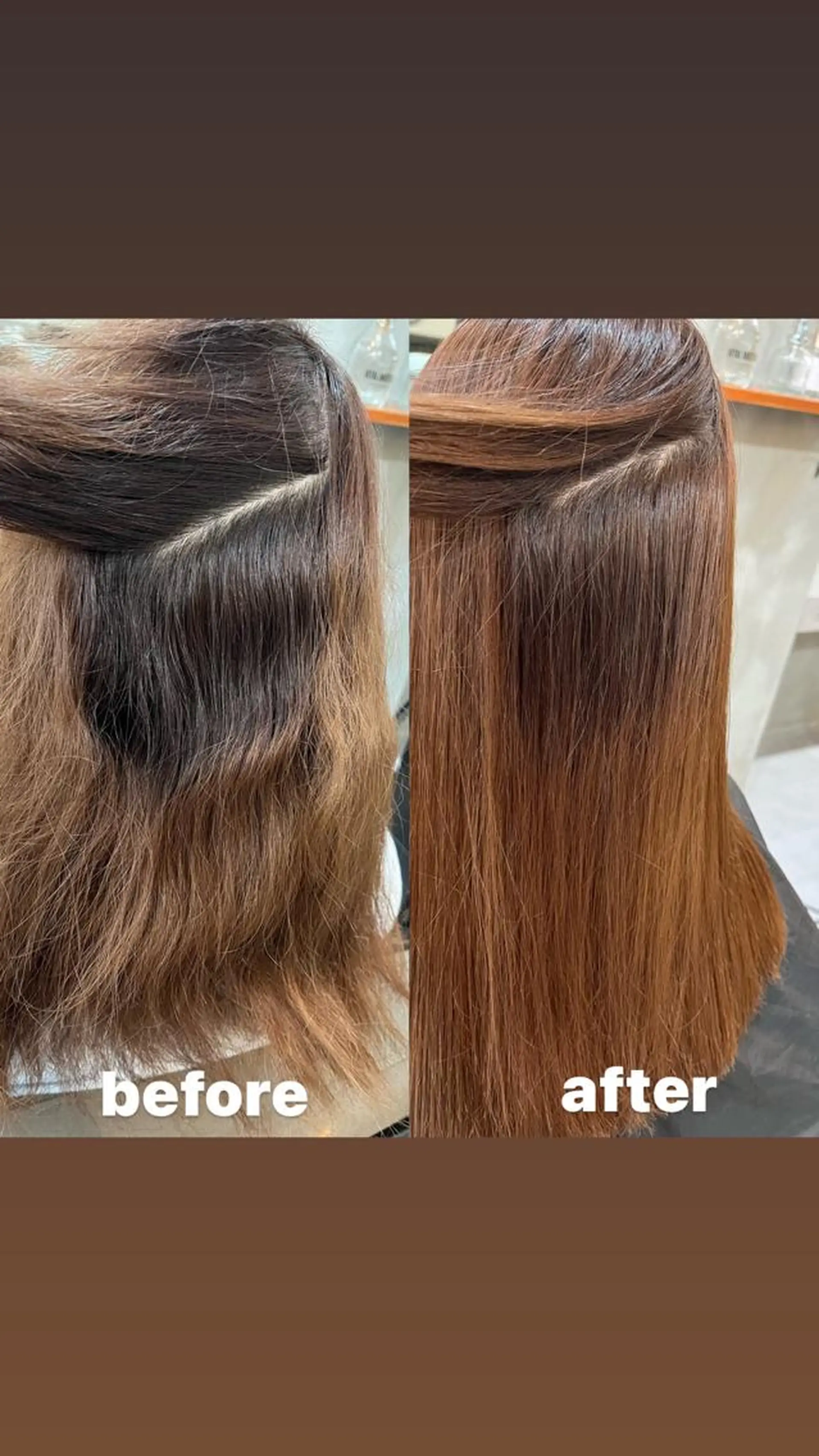 ロング カラー カット 縮毛矯正 トリートメント RIYA❤︎ Aujuaソムリエのヘアスタイル