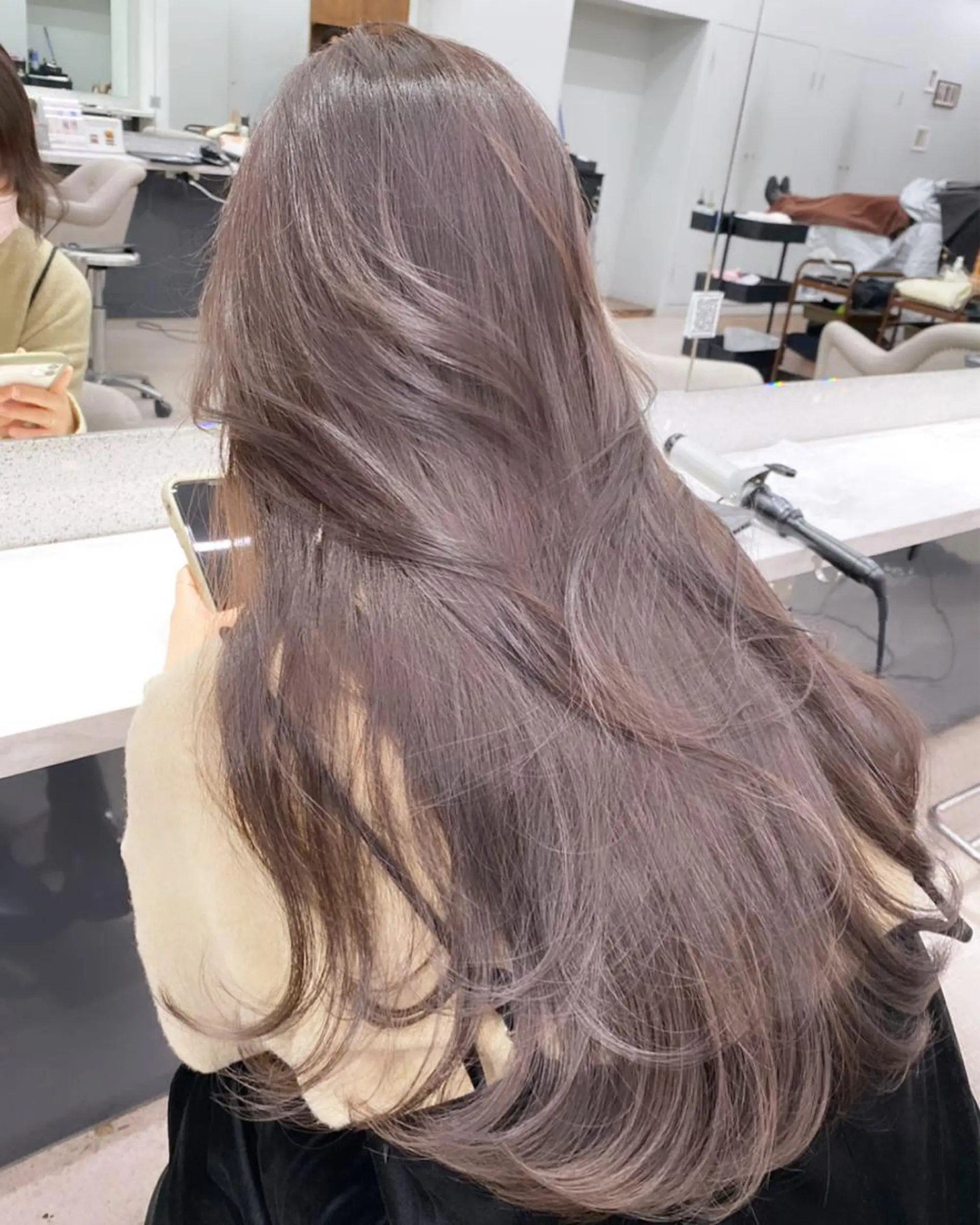 ロング 京都レイヤーカット/ 縮毛矯正/羽柴りくのヘアスタイル