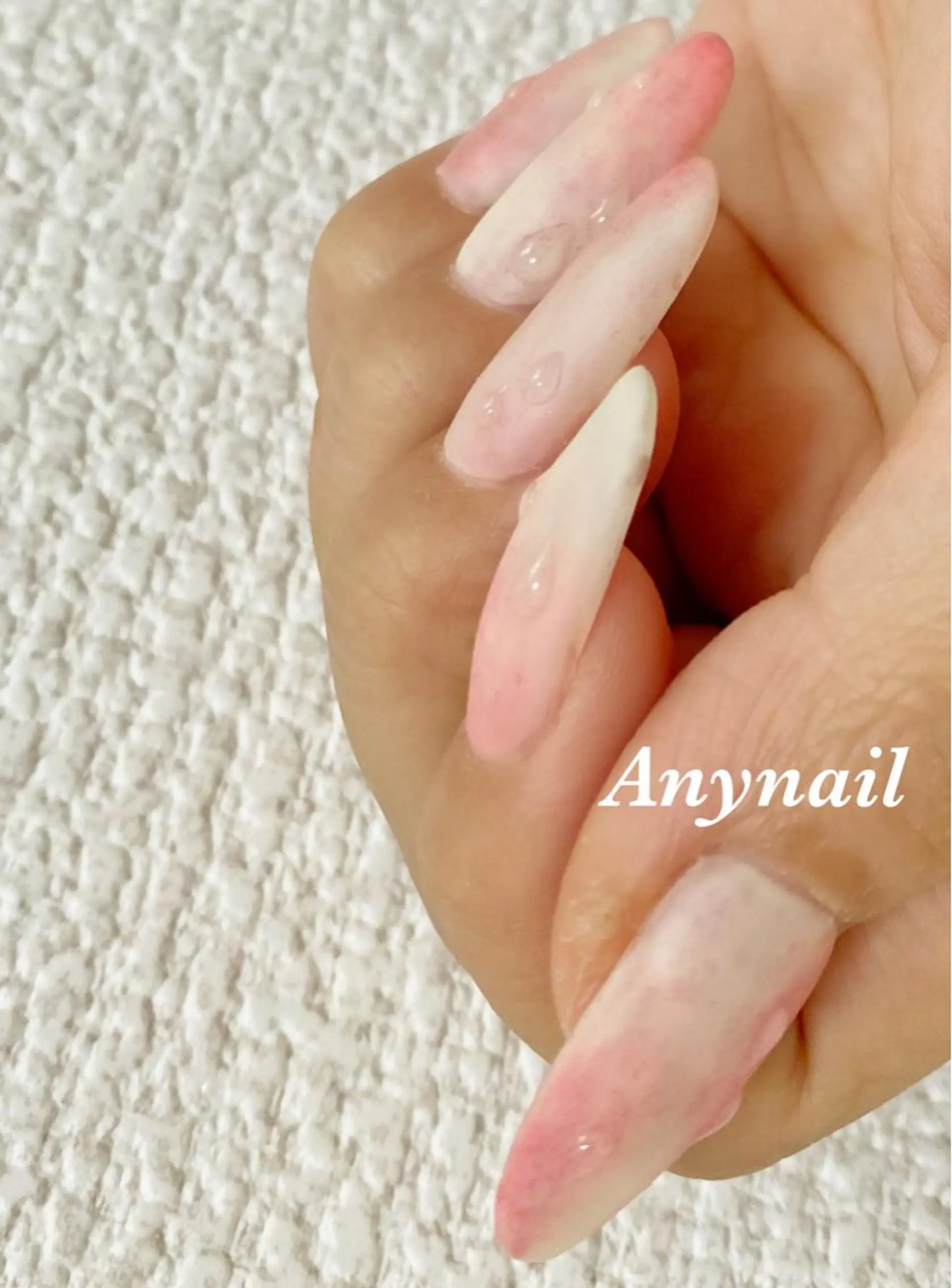 ネイル ブルー マットネイル ハンドネイル 岩澤 恵子のネイルデザイン