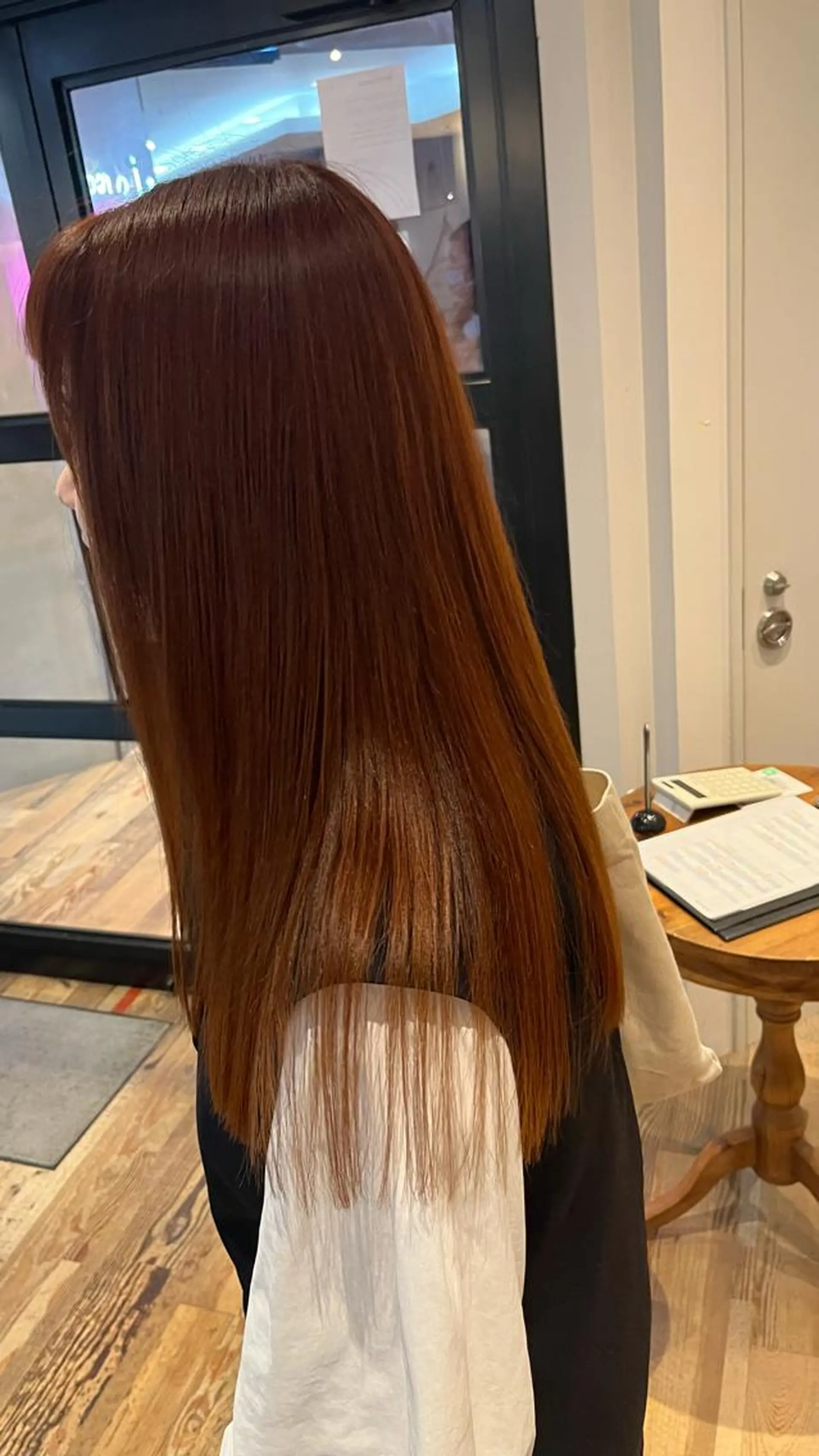 ロング カラー カット ヘアカラー トリートメント Lolonois梅田 /Okazaki:)のヘアスタイル