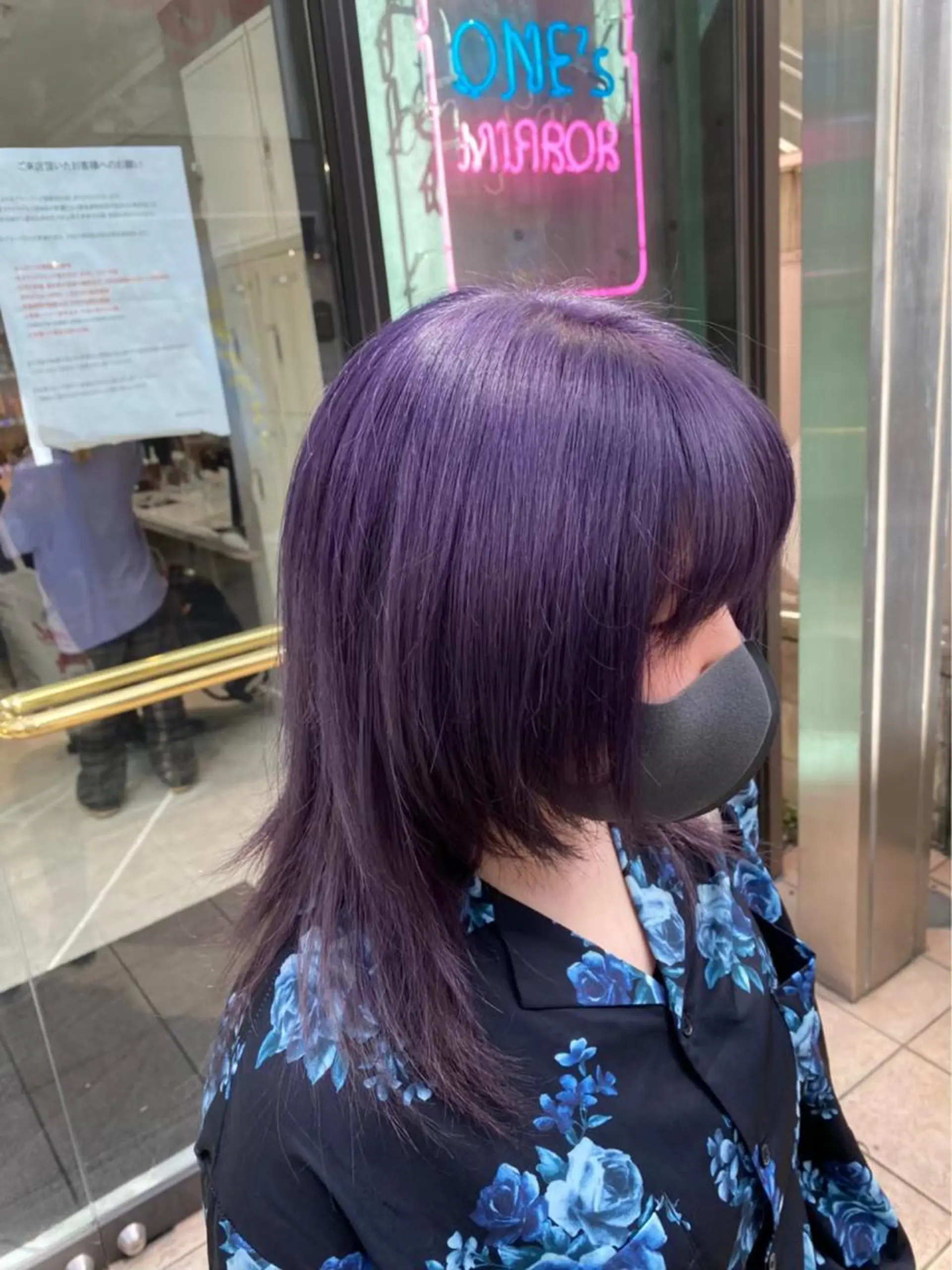 セミロング ヘアカラー カラー🌈/カット /栄/misa👻のヘアスタイル