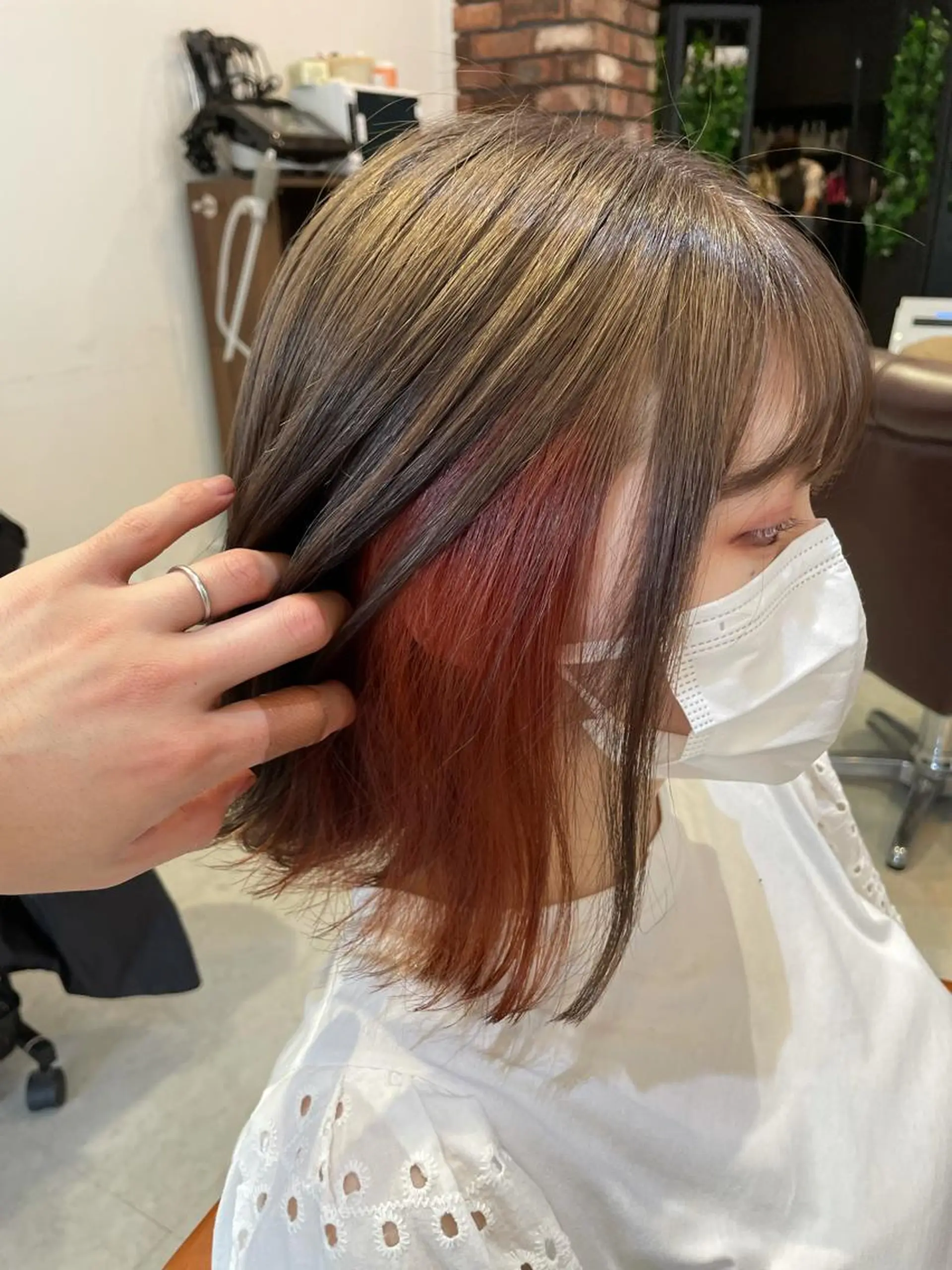 ミディアム 野村 俊太のヘアスタイル