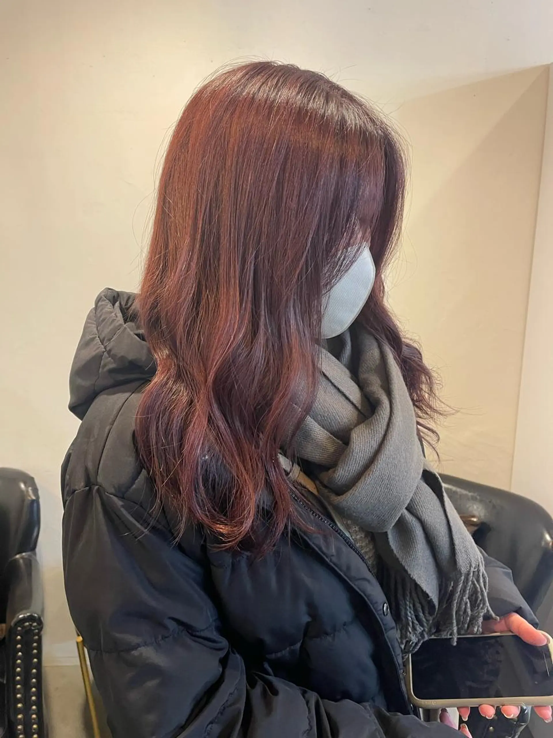 ロング 顔まわりレイヤー/ bob及川亜沙美のヘアスタイル