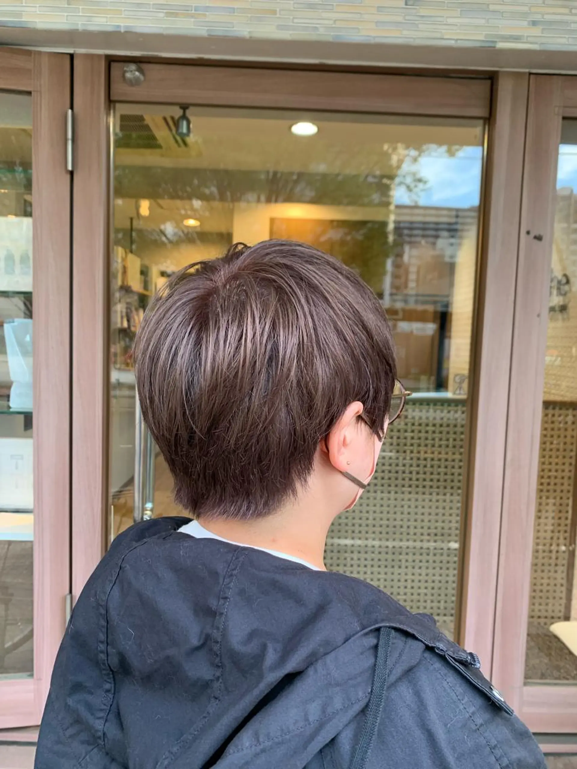 ショート ヘアカラー トリートメント ヘアセット 👑毛流れ、艶髪◉ 縮毛矯正錦糸町ヒガシのヘアスタイル