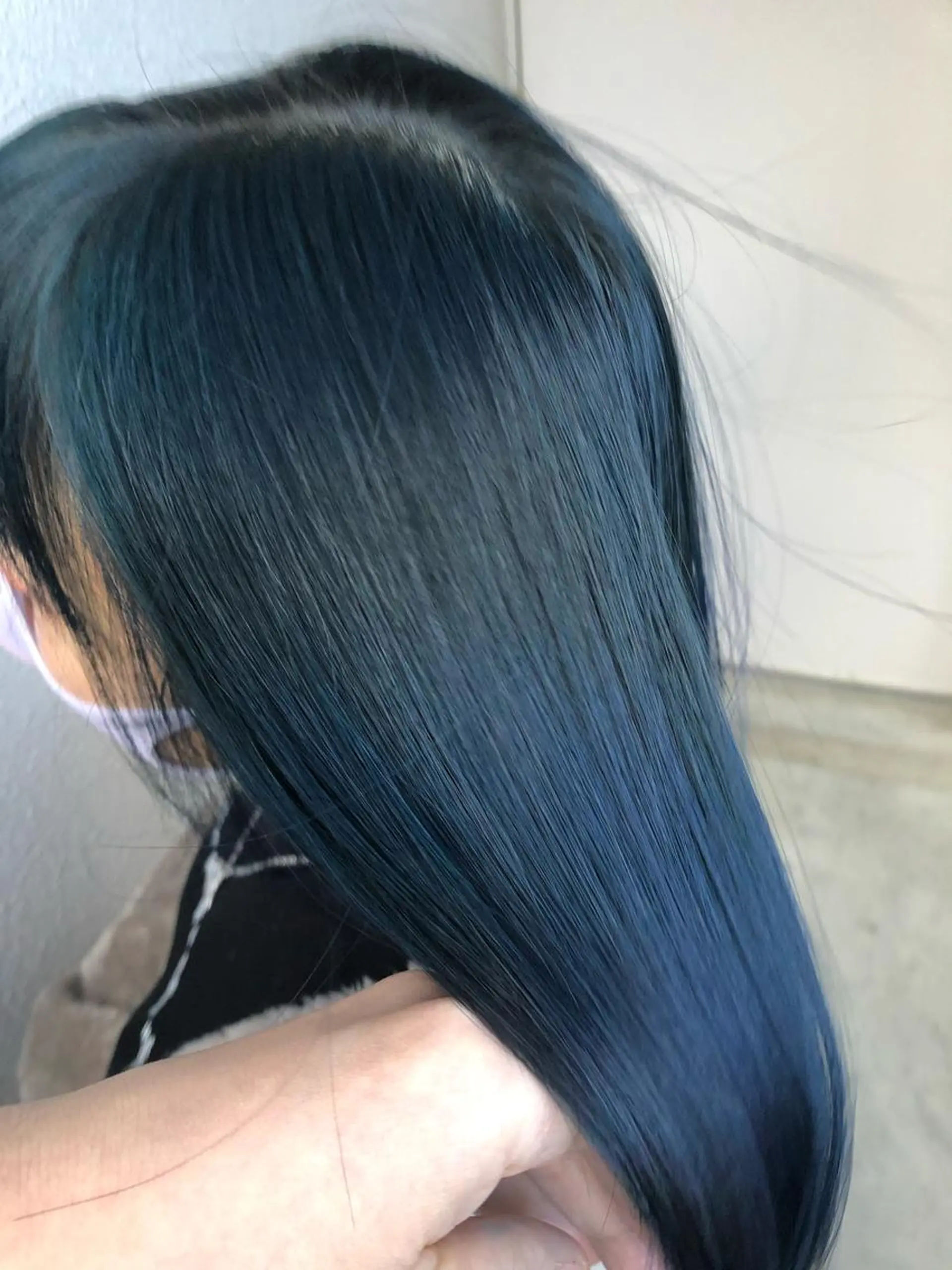 セミロング ブリーチ/髪質改善 NYNY大久保のヘアスタイル