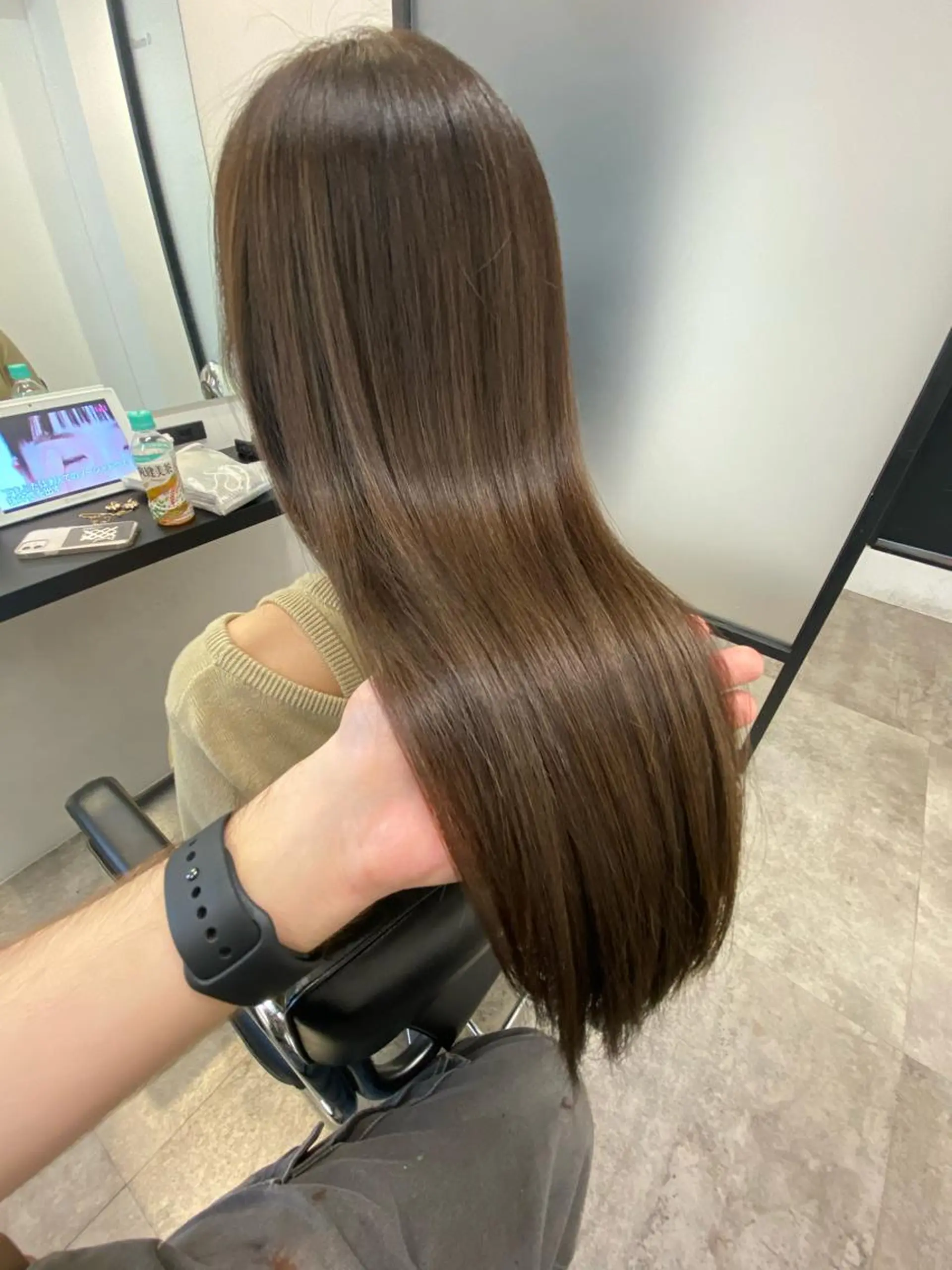 ロング カラー 【艶髪×韓国風】 毛流れ職人 RYOのヘアスタイル