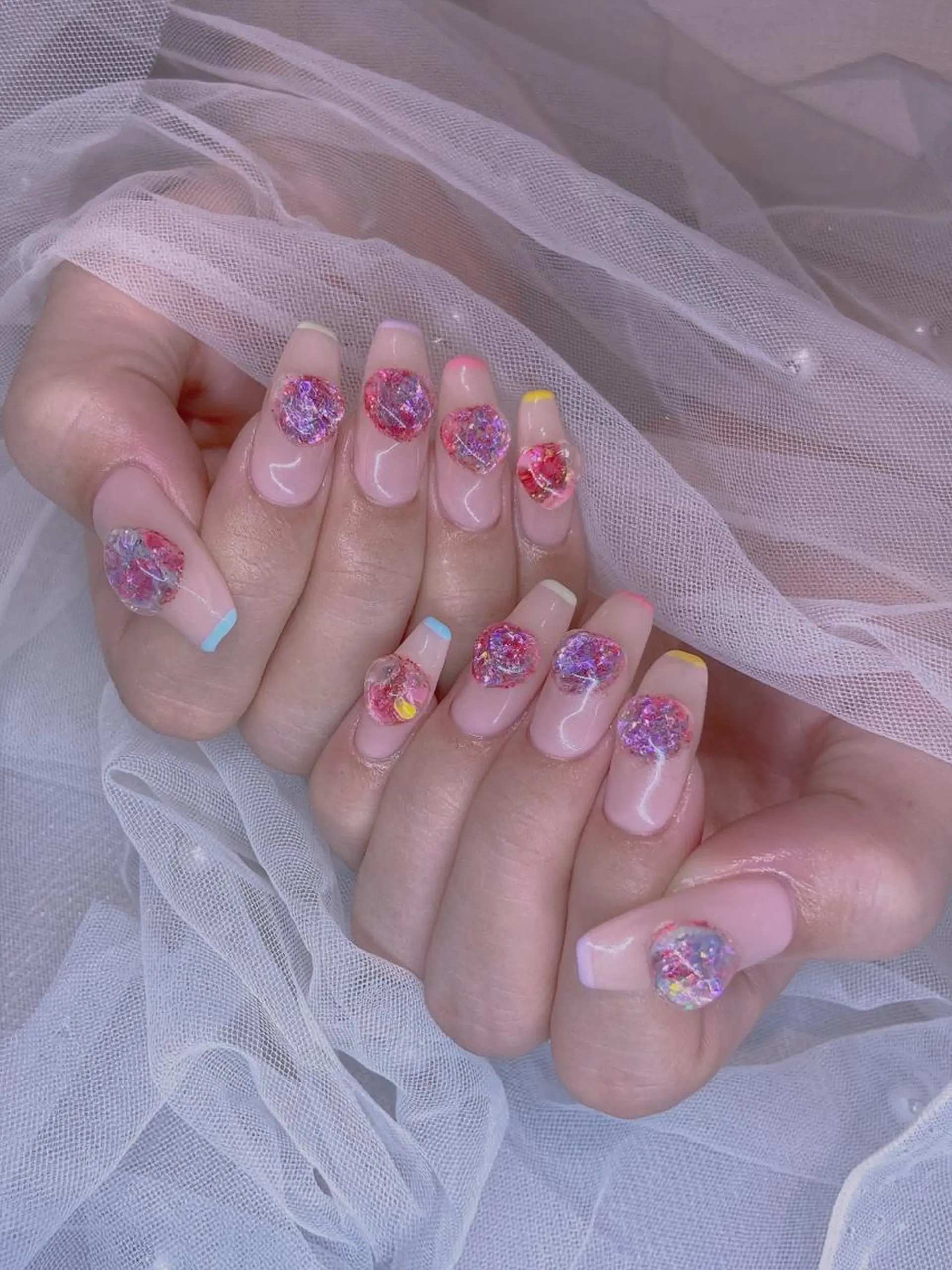 ネイル 長さだし専門店 M2　rikaのネイルデザイン