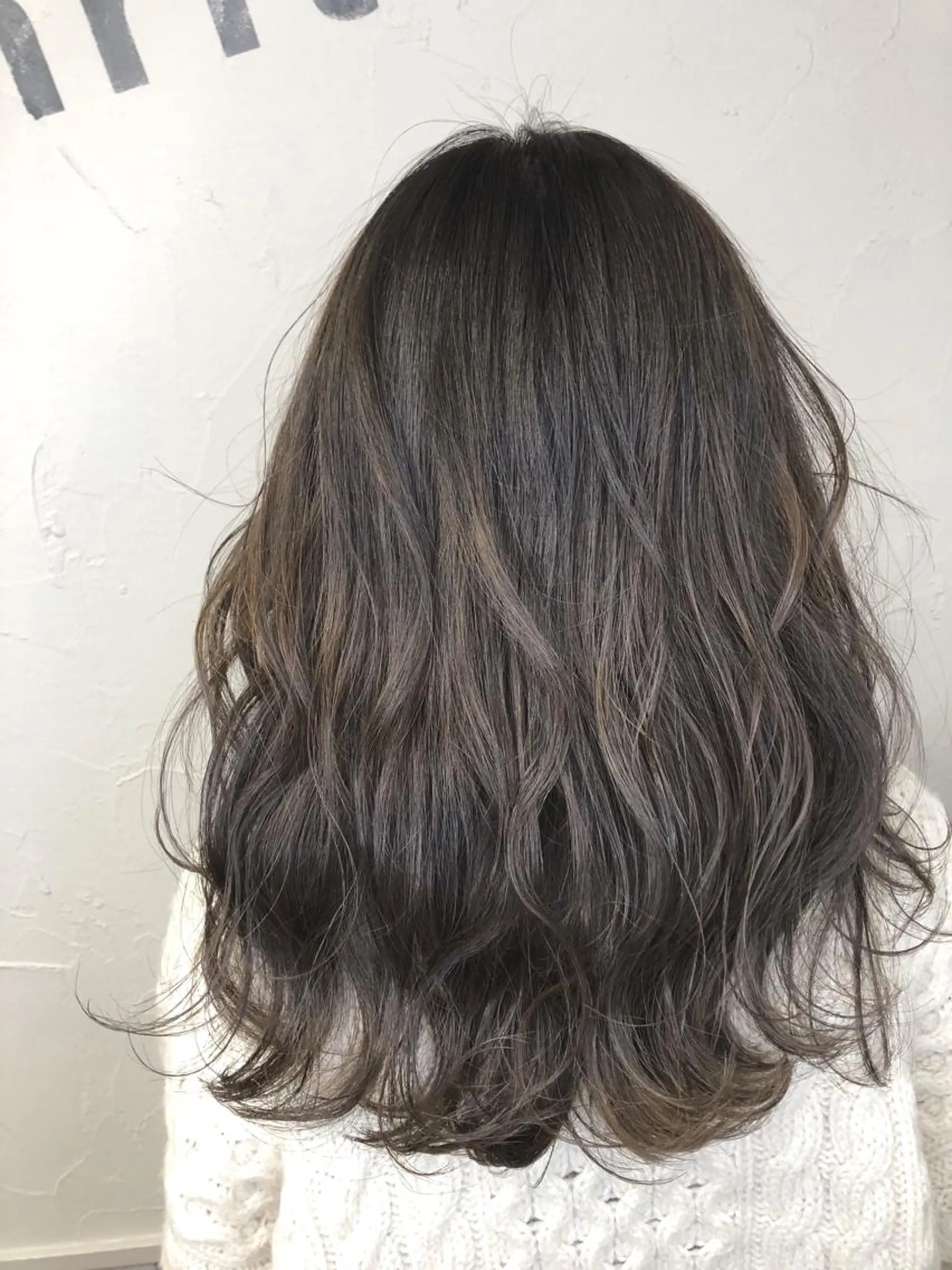 セミロング カラー グレージュ 外国人風カラー 髪質改善/レイヤー ストウシンゴのヘアスタイル