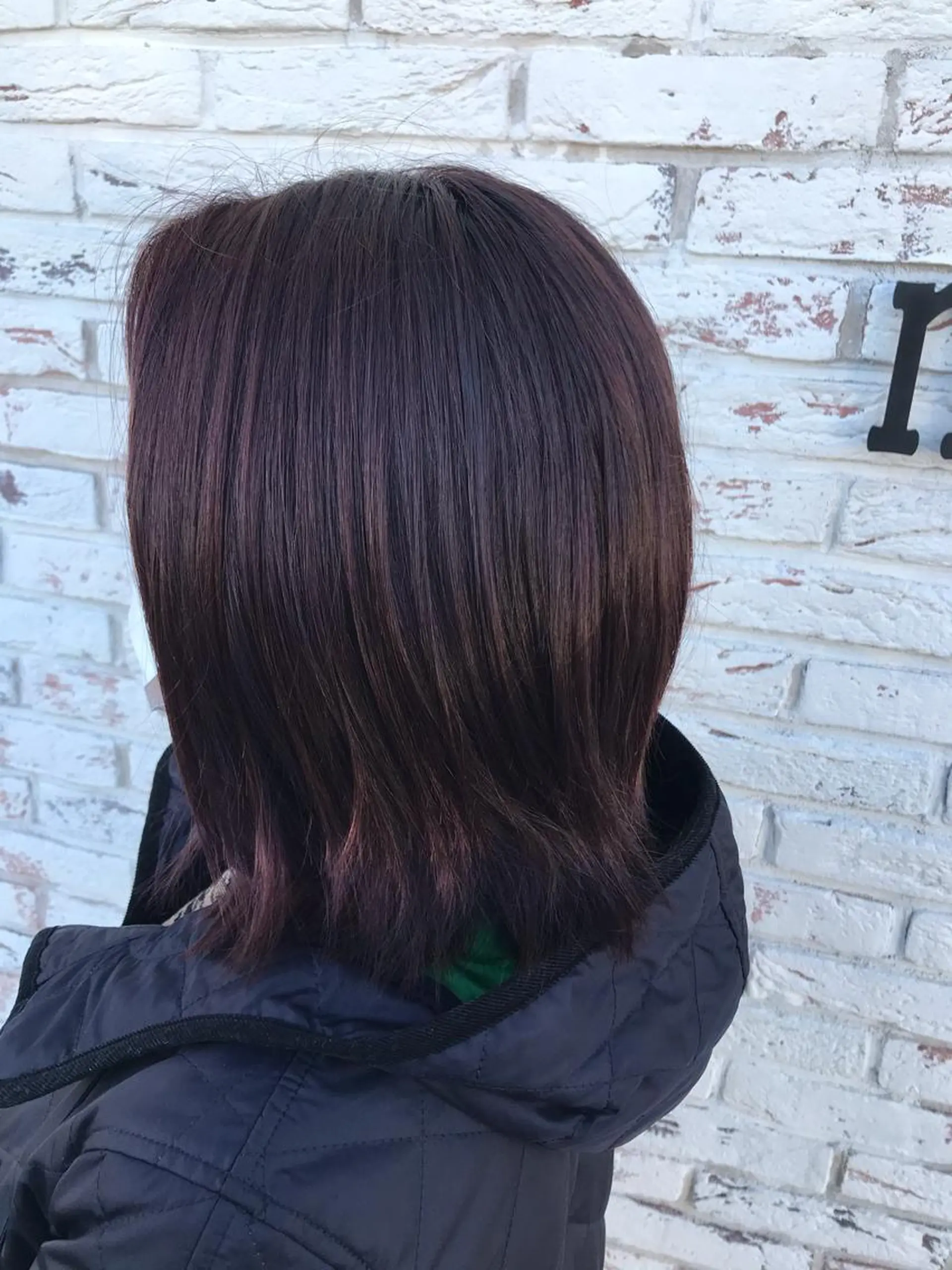 ミディアム カラー カット ヘアカラー [髪質改善] 北生駒 店長/古居聖理のヘアスタイル