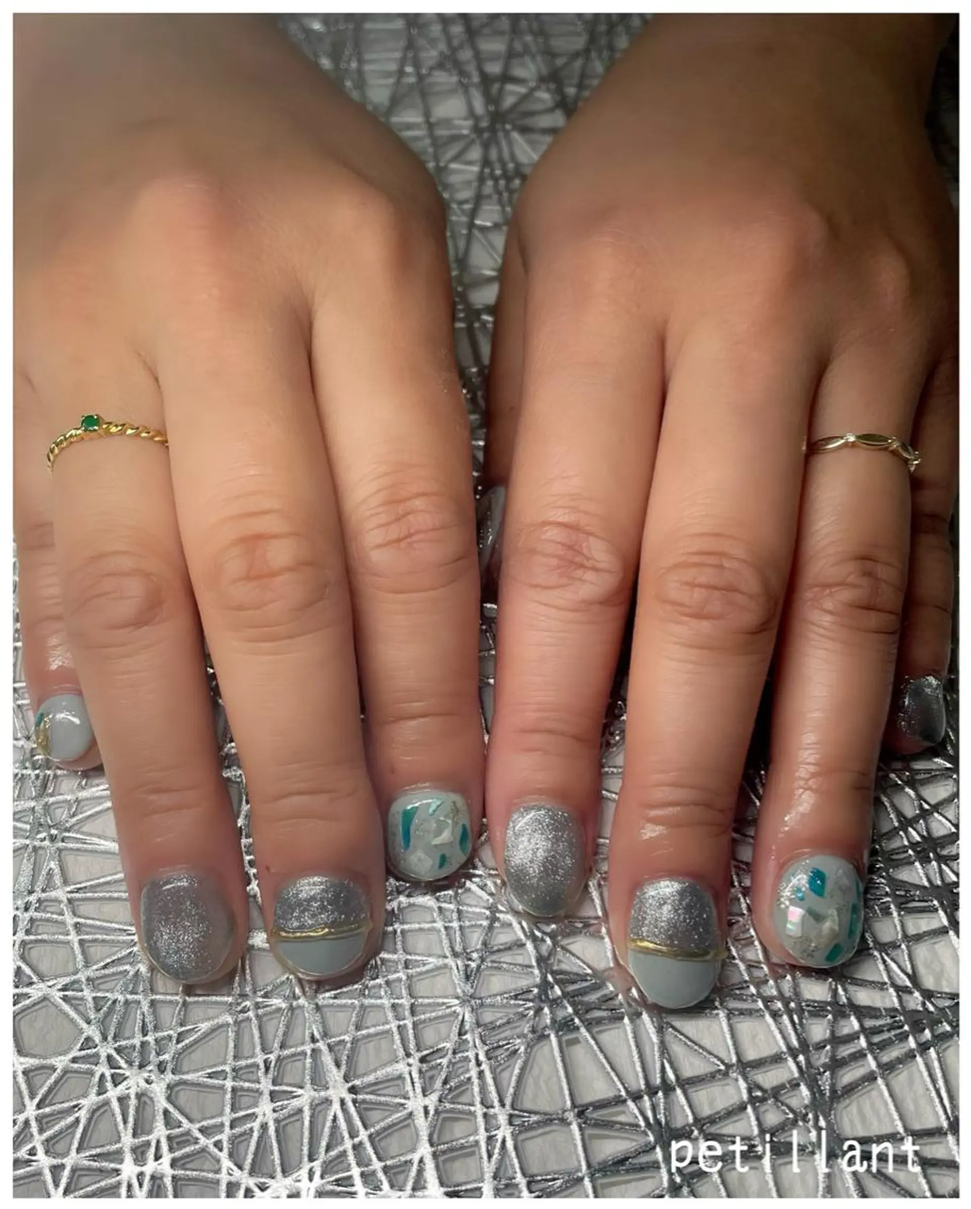 ネイル アートネイル ジェルネイル petillant所属・nail salon petillantのネイルデザイン