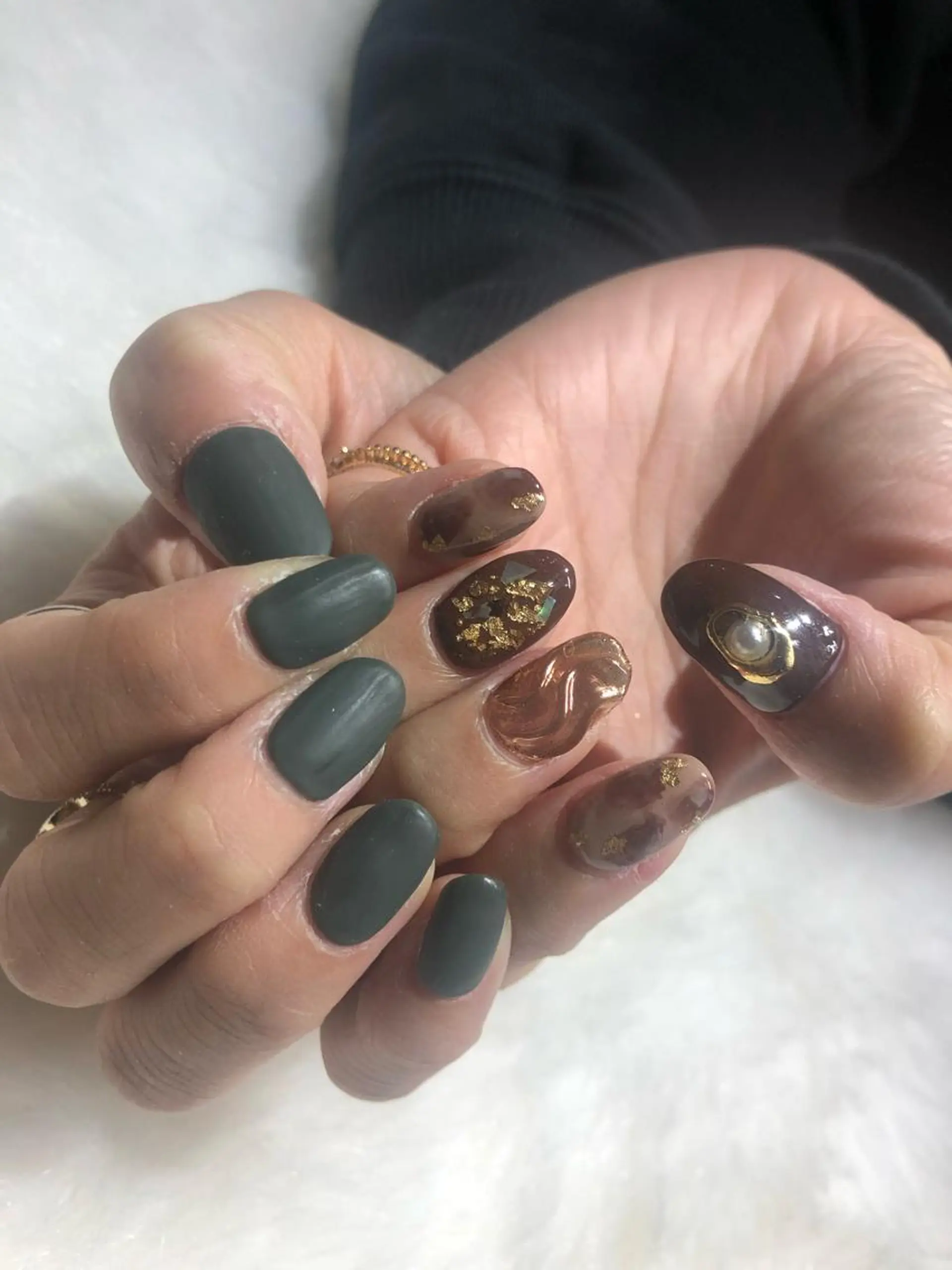 ネイル Amber21.所属・Nagahama Akariのネイルデザイン