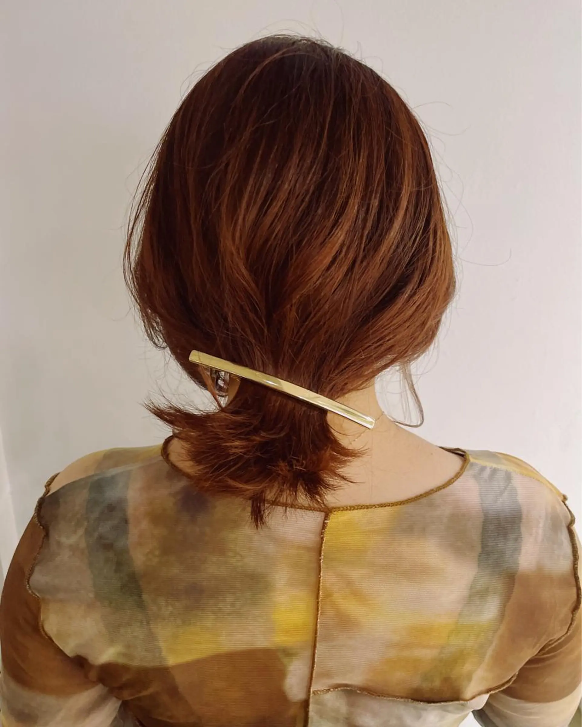 ミディアム カラー ヘアアレンジ ヘアカラー GO TODAY 原宿Liber店所属・senmyo naoのヘアスタイル