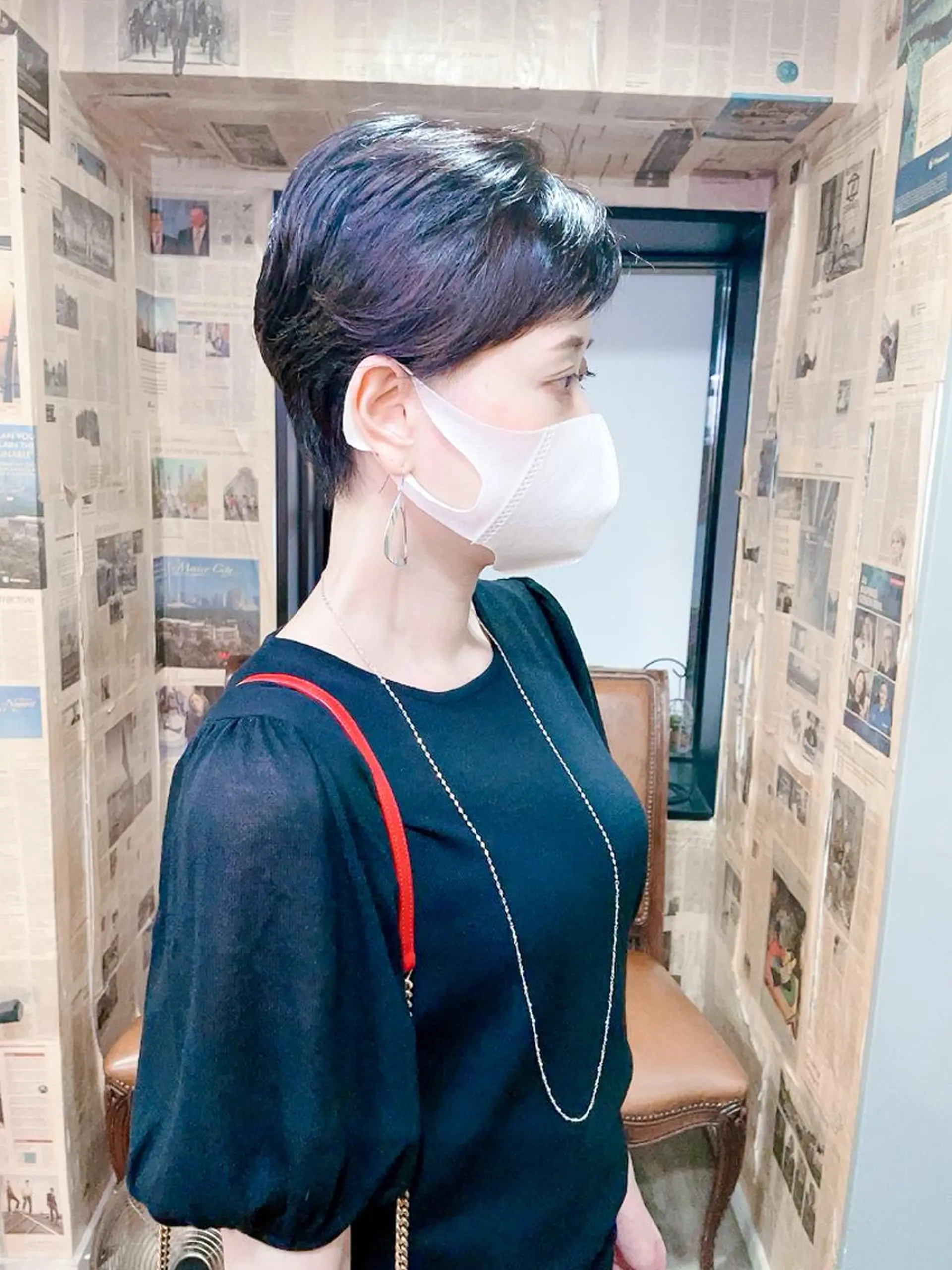 ショート カラー パーマ ネイル マツエク・マツパ アイブロウ Chic シックのヘアスタイル