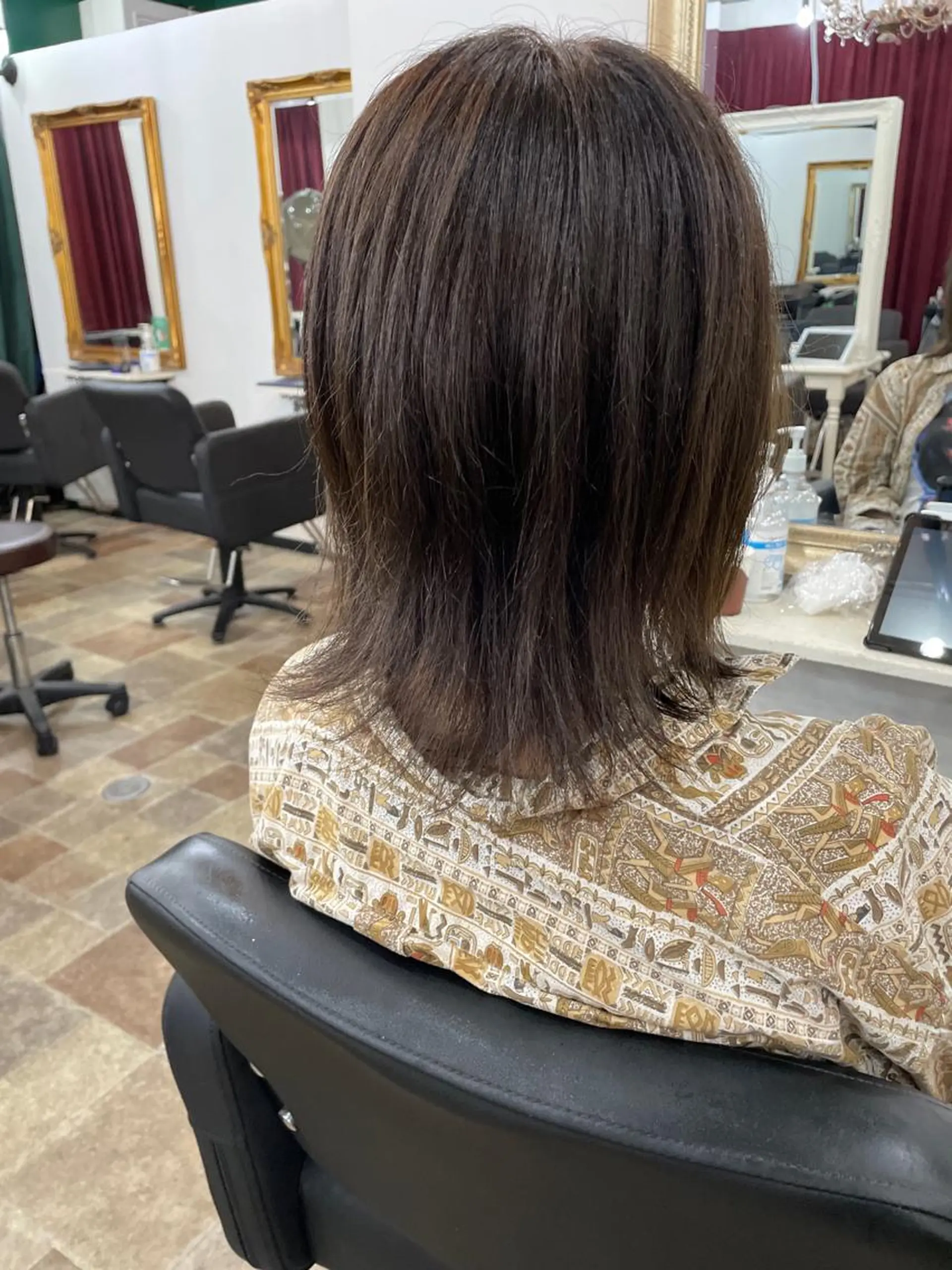 ミディアム カラー anphi hair所属・山本 総司のヘアスタイル