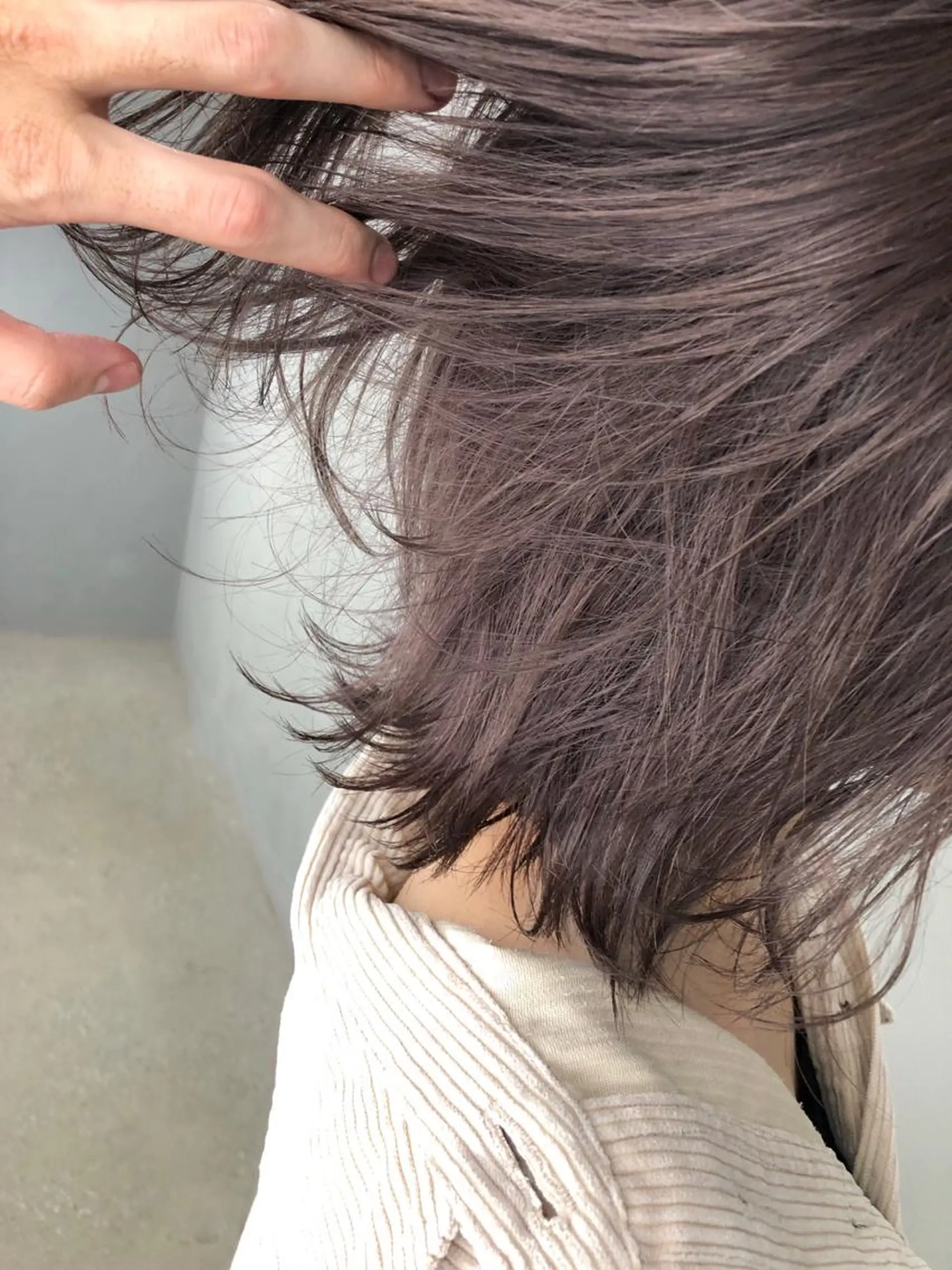 カラー ブリーチ ラベンダーカラー 髪質改善専門店QOLU所属・✨髪質改善専門店✨ QOLU✨のヘアスタイル