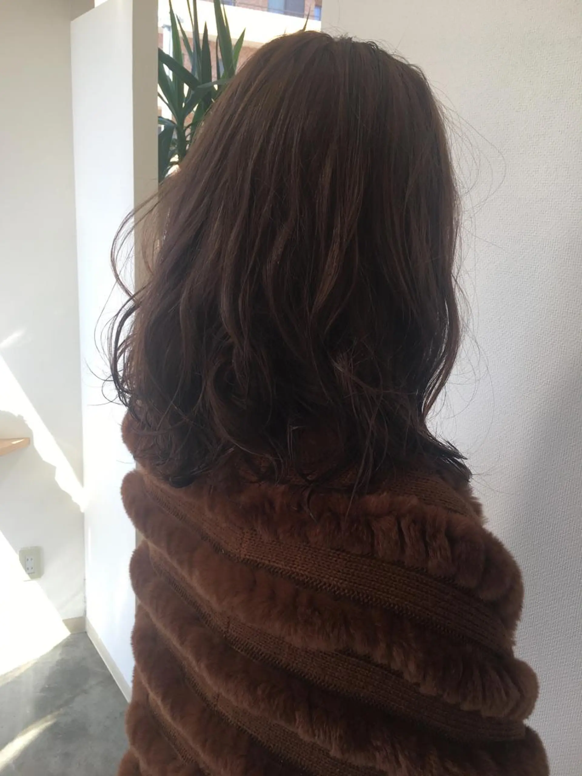 セミロング カラー パーマ hair salonyuri所属・ヘアサロンユリ もりたきょうこのヘアスタイル