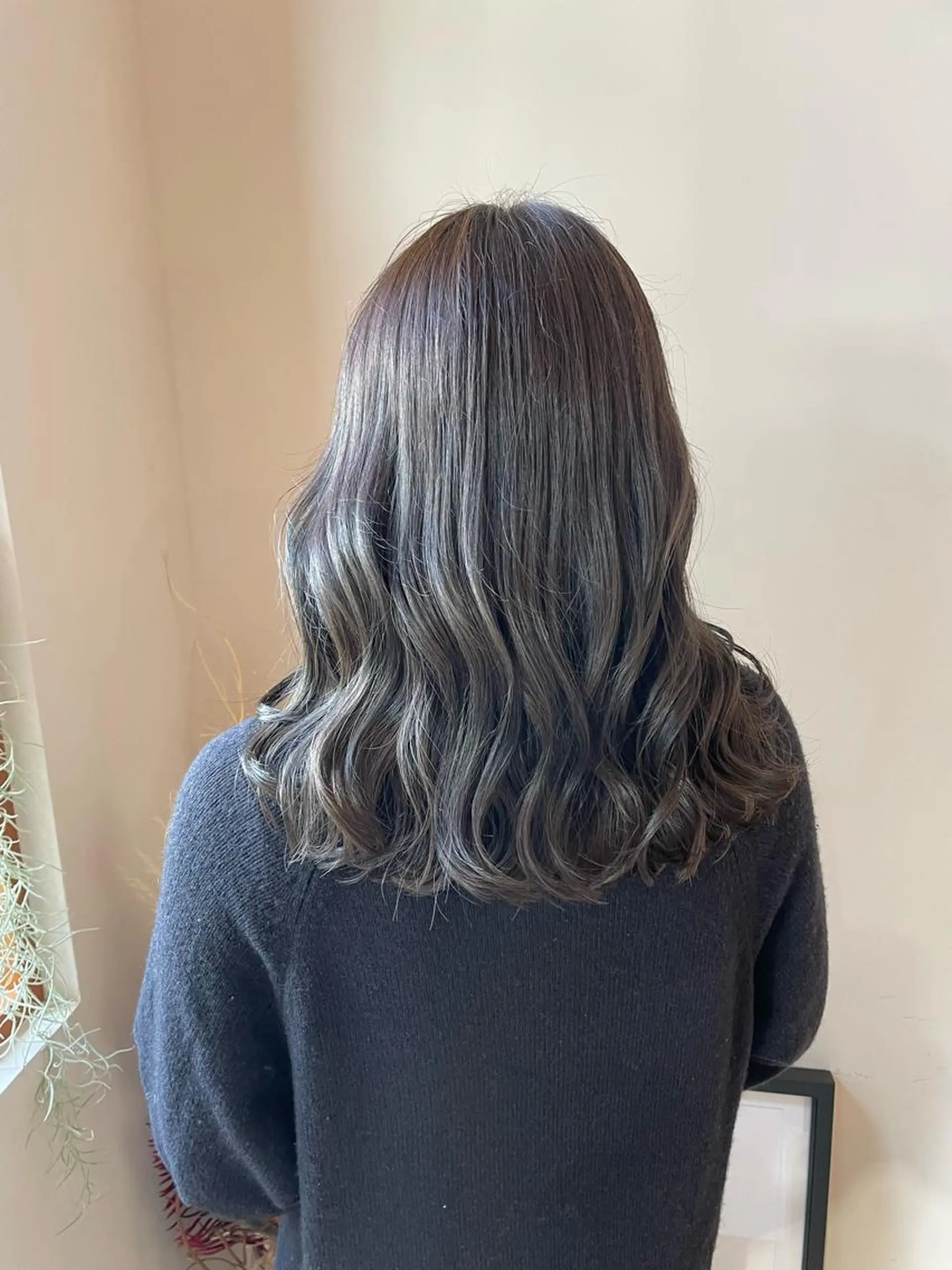 セミロング カラー 林 慧悟のヘアスタイル