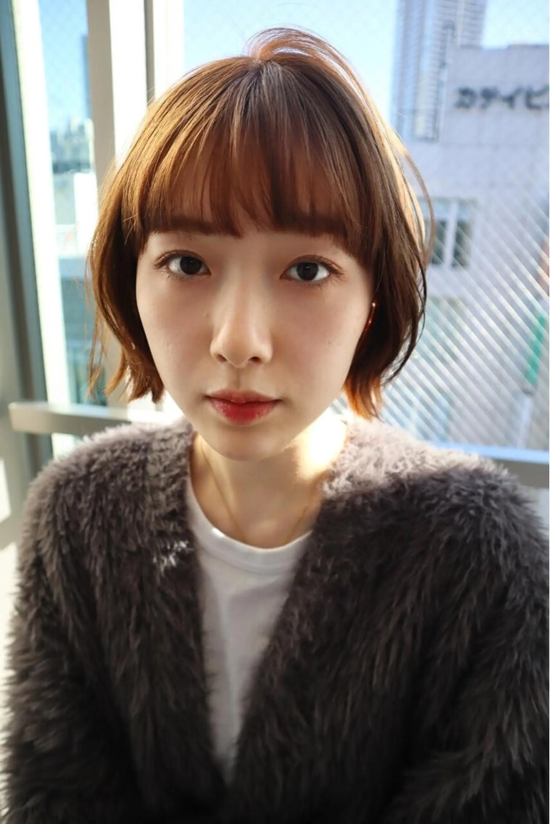 ショート カラー ヘアカラー トリートメント 顔周りカット/ 髪質改善/kazuのヘアスタイル