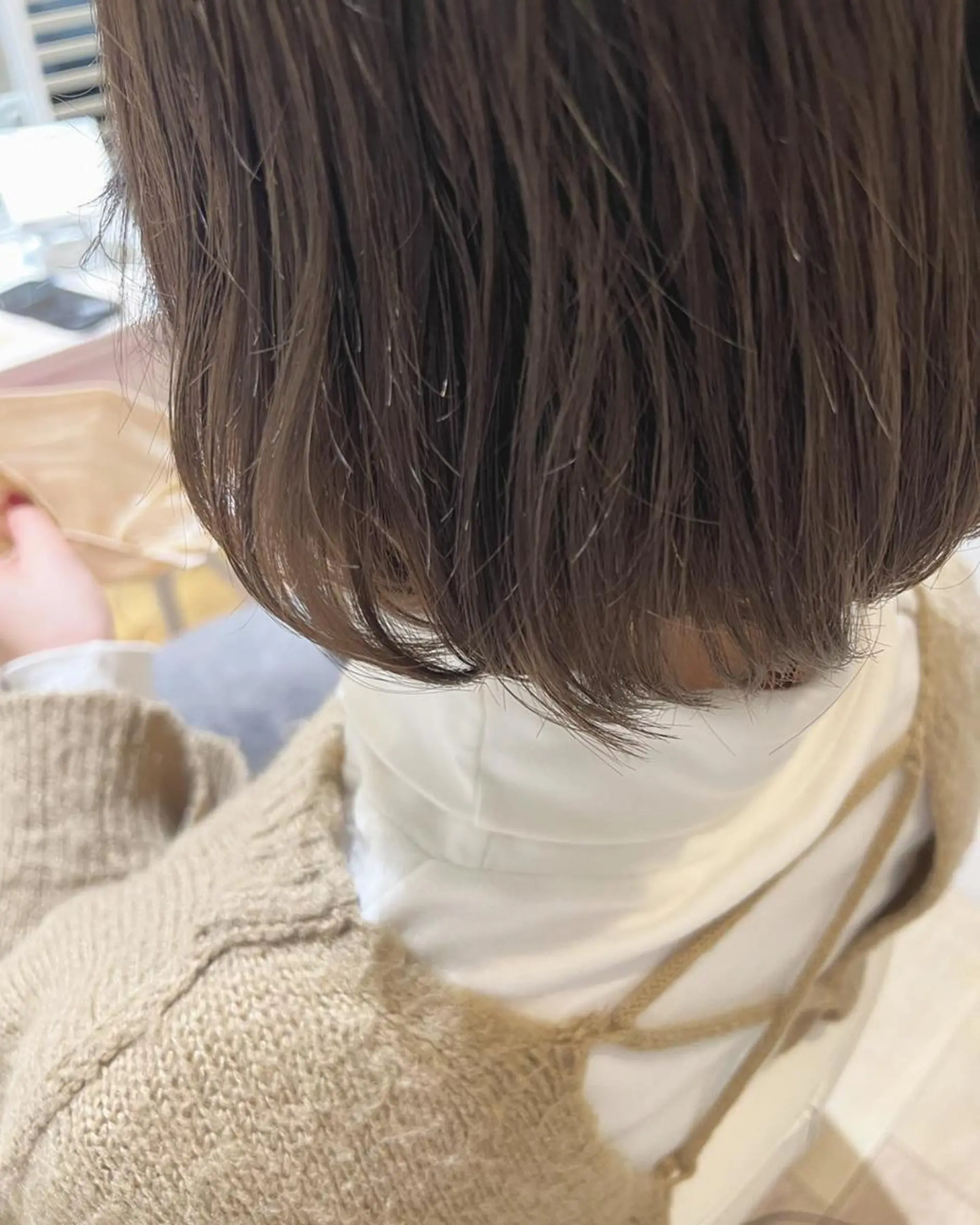 セミロング 🥛洒落髪小顔cut なら龍崎🥛のヘアスタイル