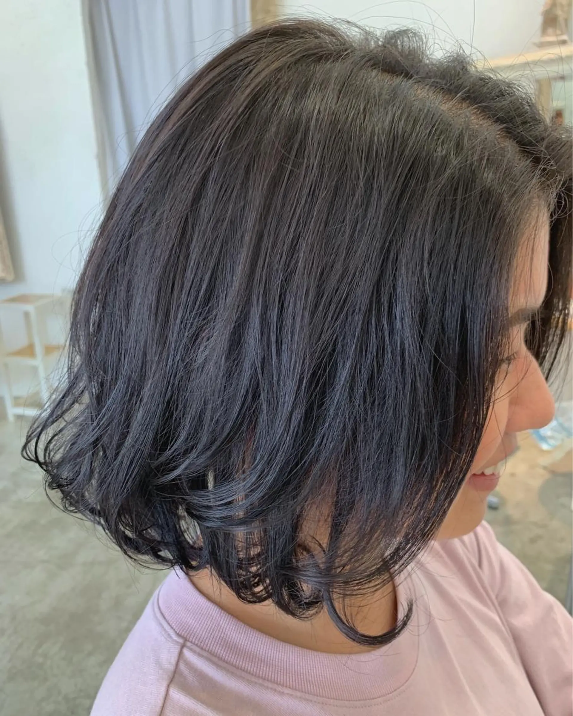 ミディアム カラー カット ヘアカラー fio マナミのヘアスタイル
