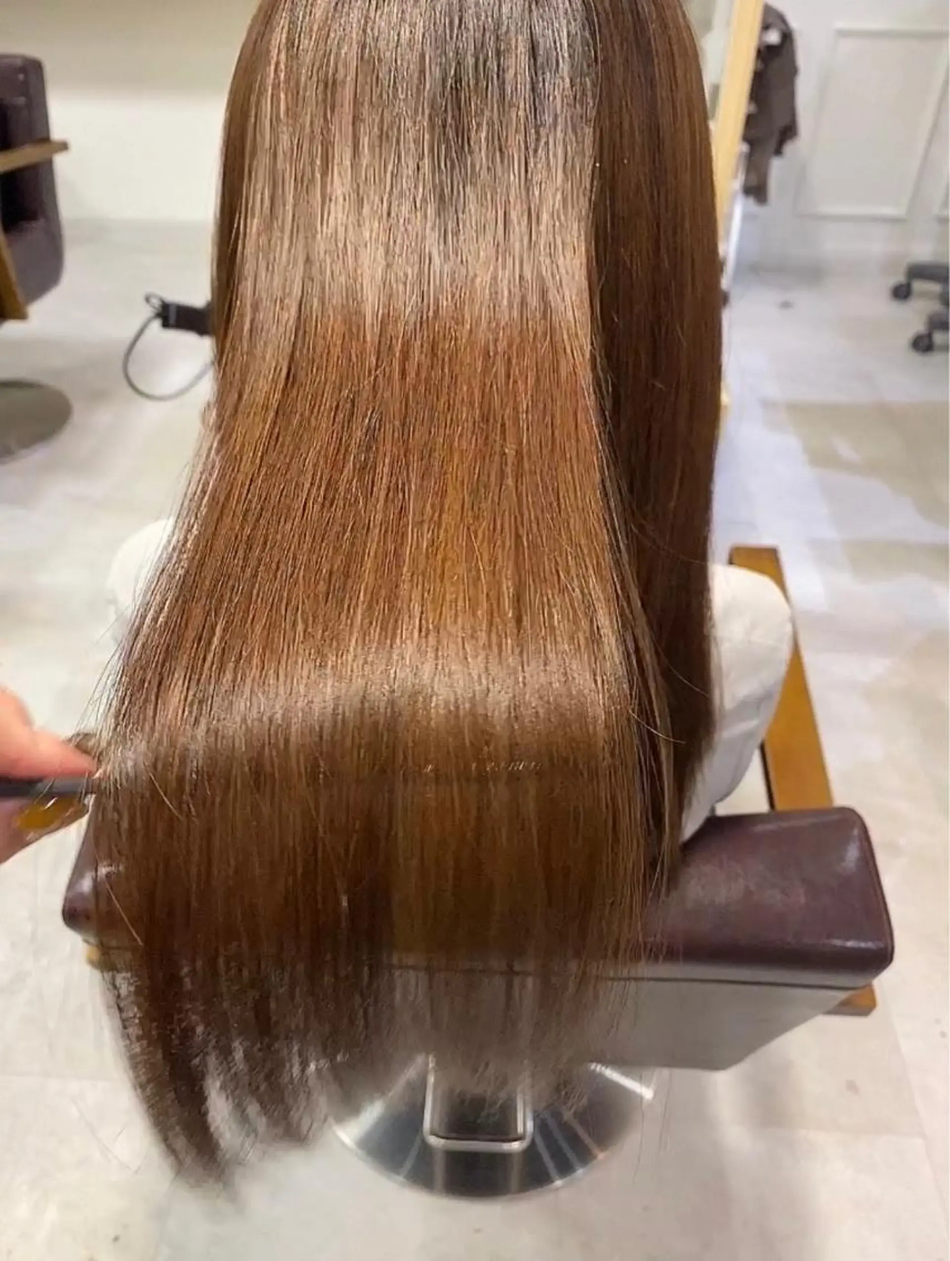 ロング 縮毛矯正 トリートメント 🎀髪質改善🎀 Olive南森町のヘアスタイル