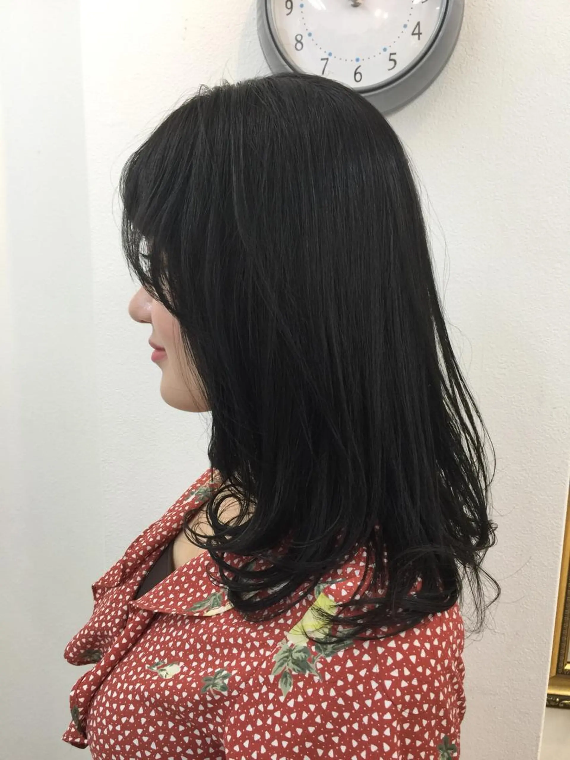 セミロング カット パーマ 縮毛矯正 トリートメント ajuga所属・hama yukiのヘアスタイル