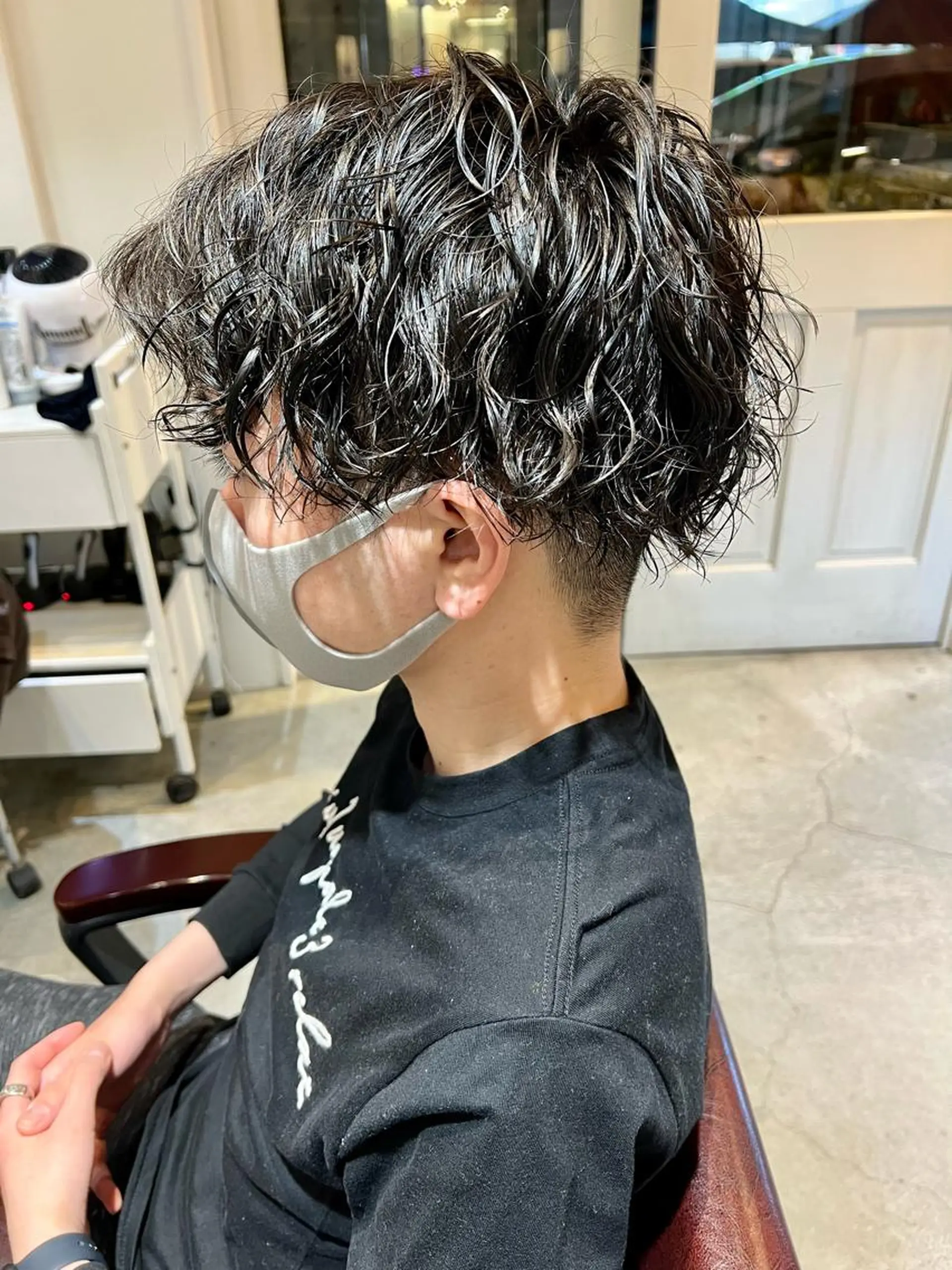 ショート パーマ メンズ カット パーマ 🦩パーマン🦩佐藤 航太のヘアスタイル