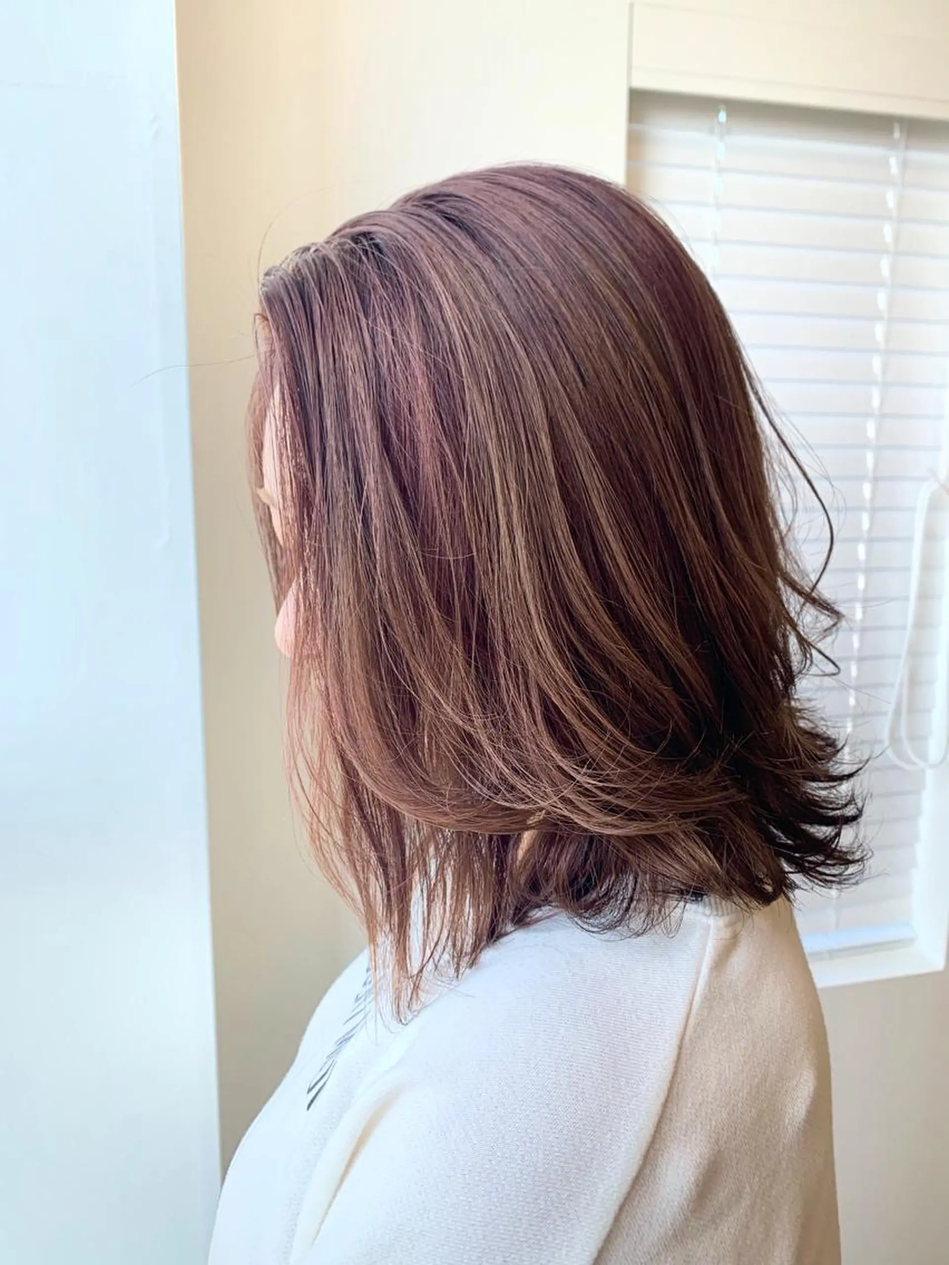 ミディアム カット ヘアカラー slow所属・名取 純平のヘアスタイル