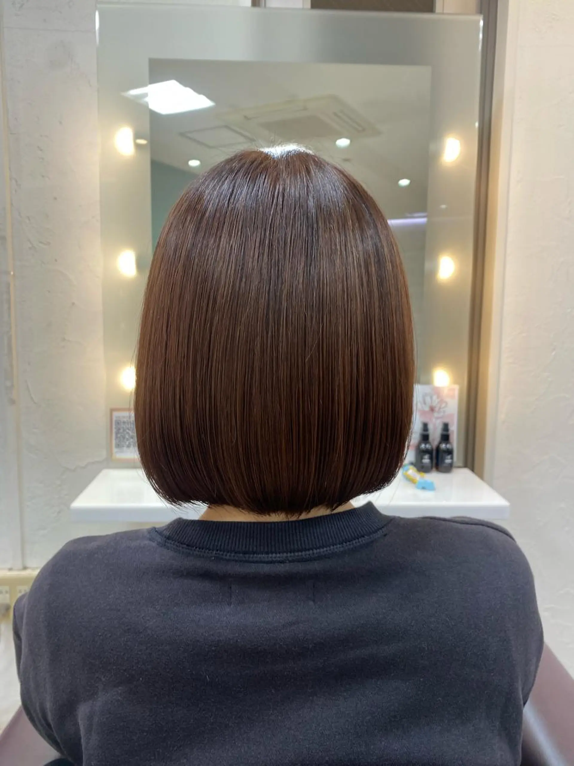 ショート カラー オレンジ ヘアカラー トリートメント 福原 未来のヘアスタイル