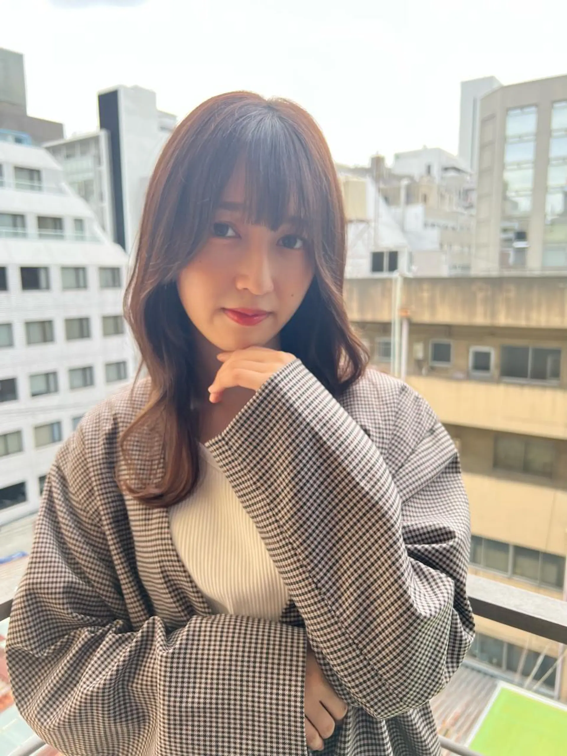 ロング カラー インナーカラー 顔周りカット 韓国風ヘア レイヤーカット カット ヘアカラー トリートメント Lond luce心斎橋所属・🍀小川大輔🍀 ボブ/ブリーチ🥇のヘアスタイル