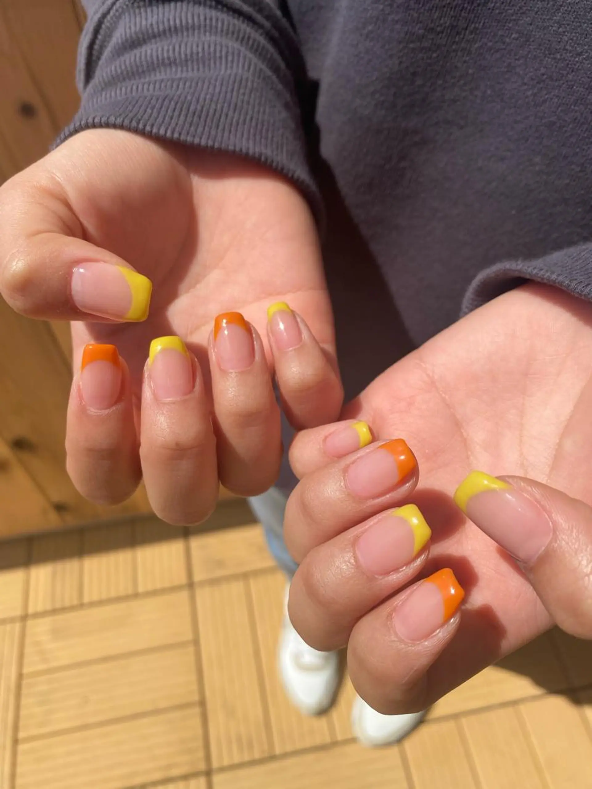 ネイル フレンチネイル ワンカラーネイル ハンドネイル Bianca 美浜店 masuのネイルデザイン