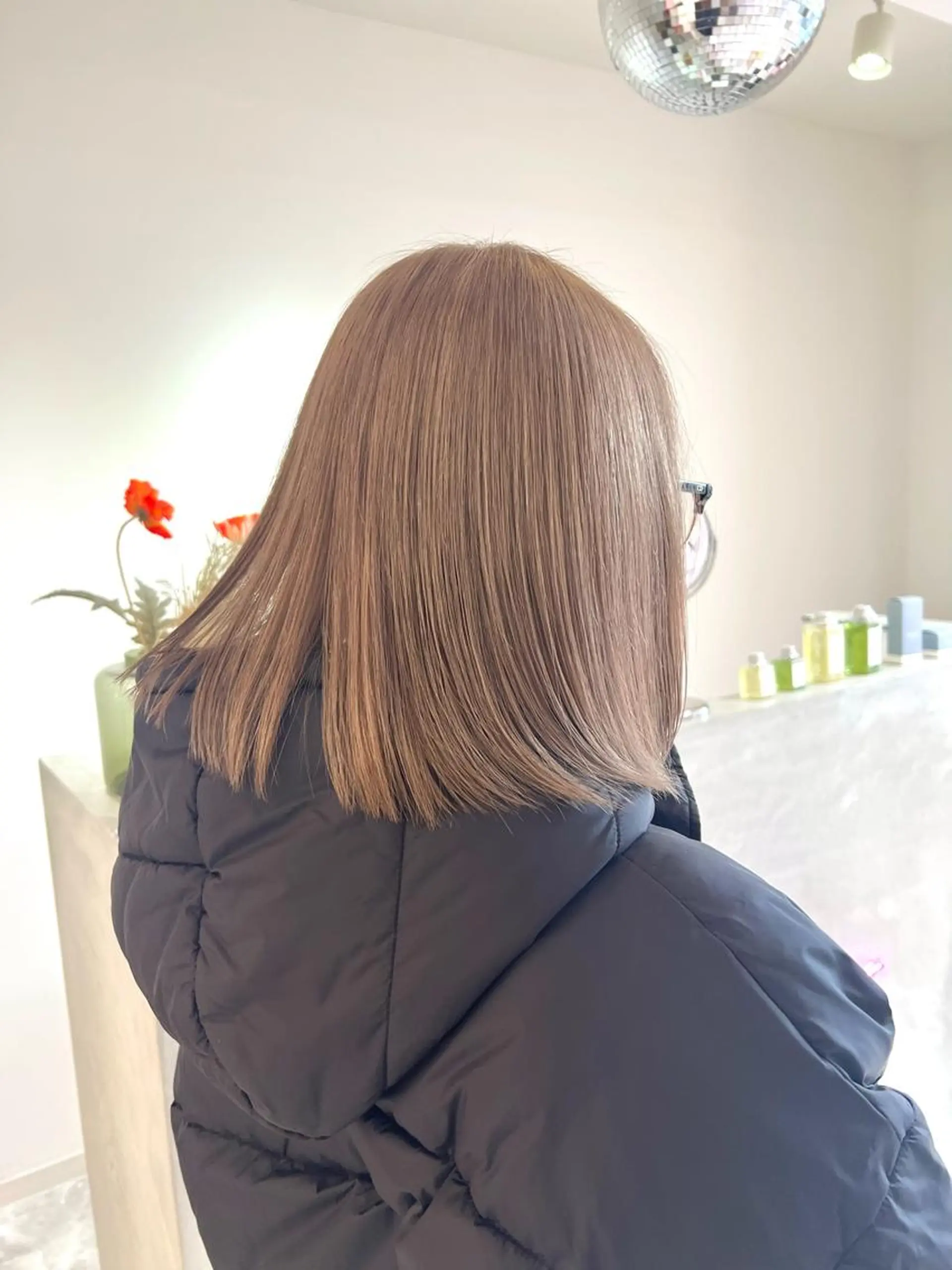 ミディアム ハイトーン♡ブリーチ ♡エクステ♡nanaのヘアスタイル