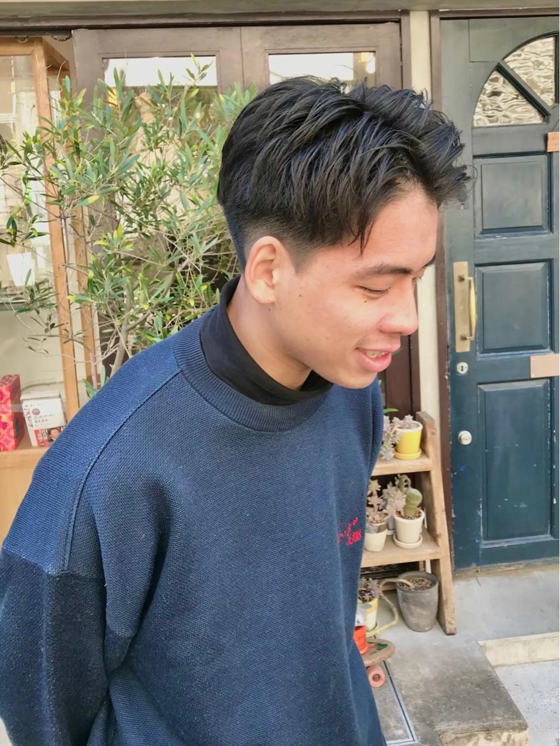 ショート メンズ カット 木村陸弥 似合わせ 透明感カラー🌿のヘアスタイル