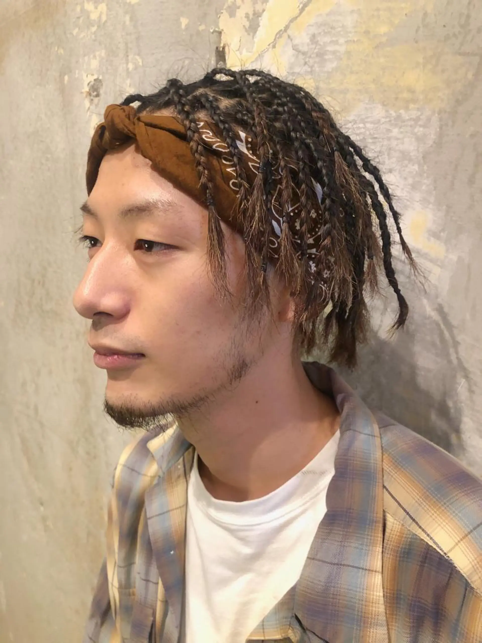 ミディアム ヘアアレンジ メンズ エクステ指名No.1 【店長】橘田のヘアスタイル