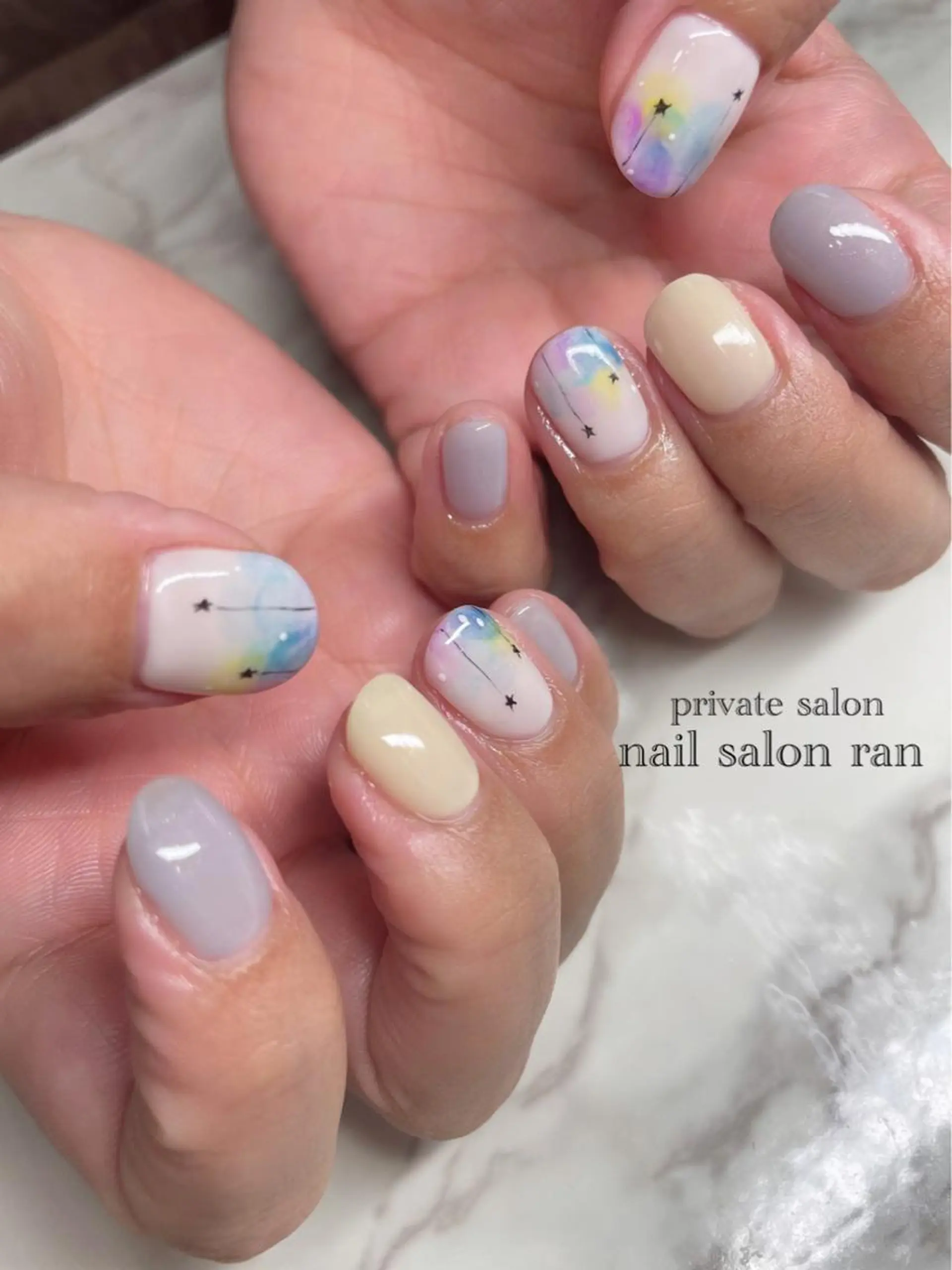 ネイル 持ち込み nailsalon ranのネイルデザイン
