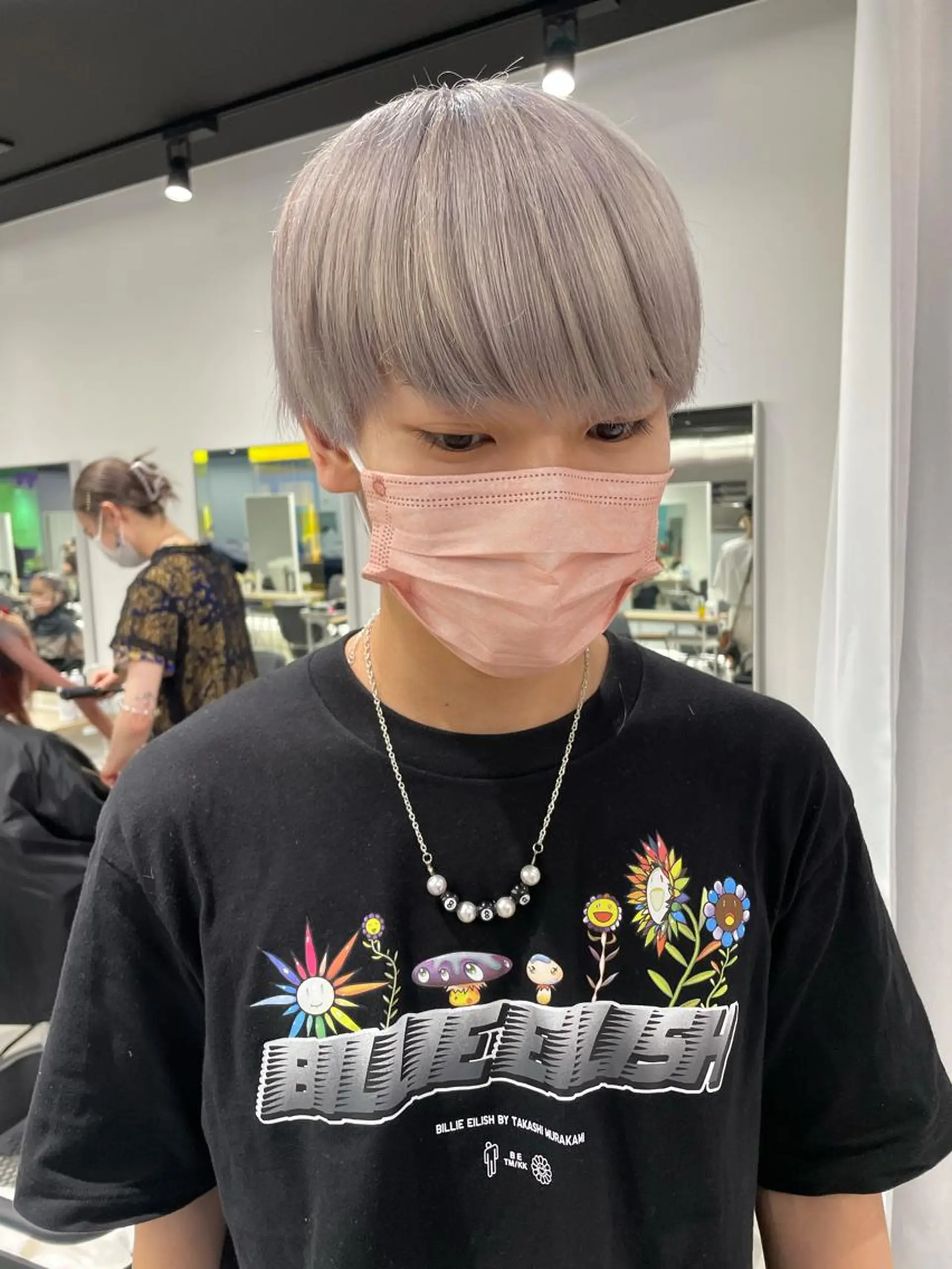 カラー メンズ モモ 🍑のマツエク・マツパデザイン