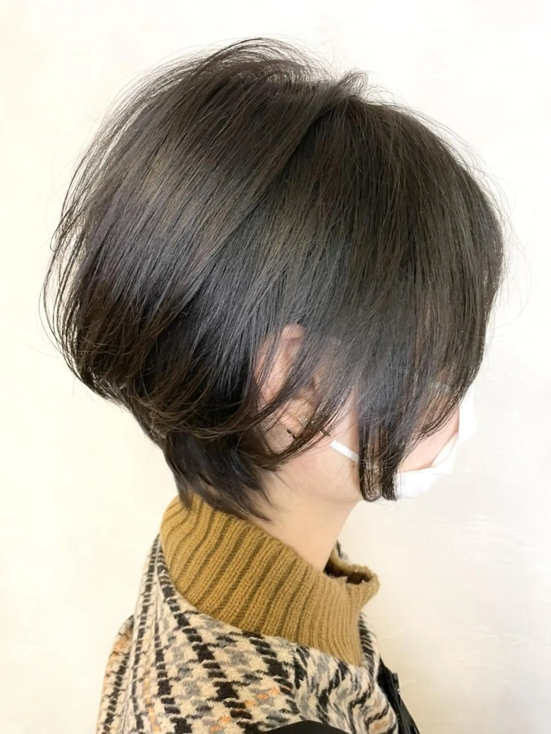 ショート カラー くびれヘア ショートヘア 小顔カット ANGELICA LABO 梅田店のヘアスタイル