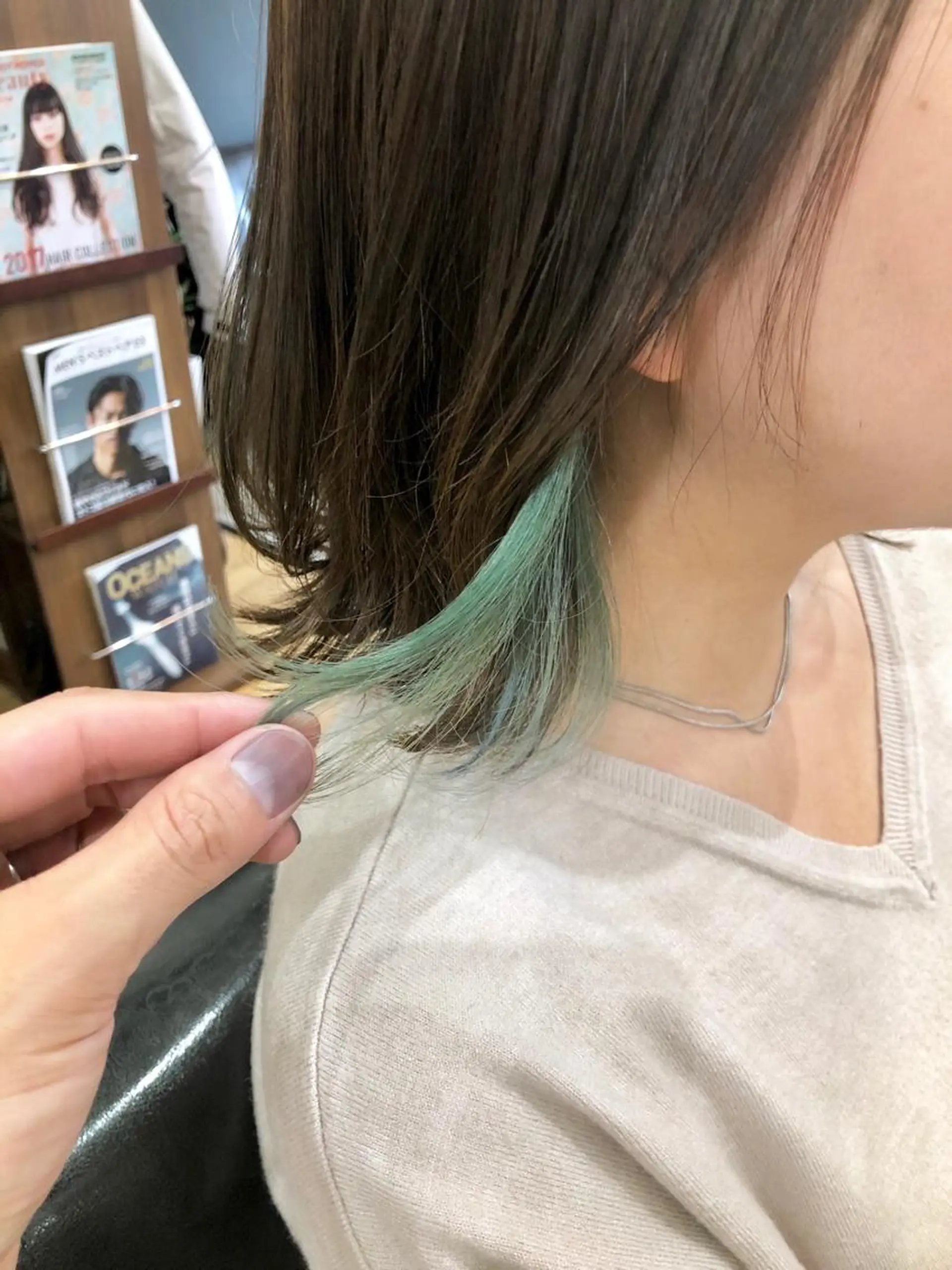 ショート カラー THREE所属・THREE 関根大のヘアスタイル