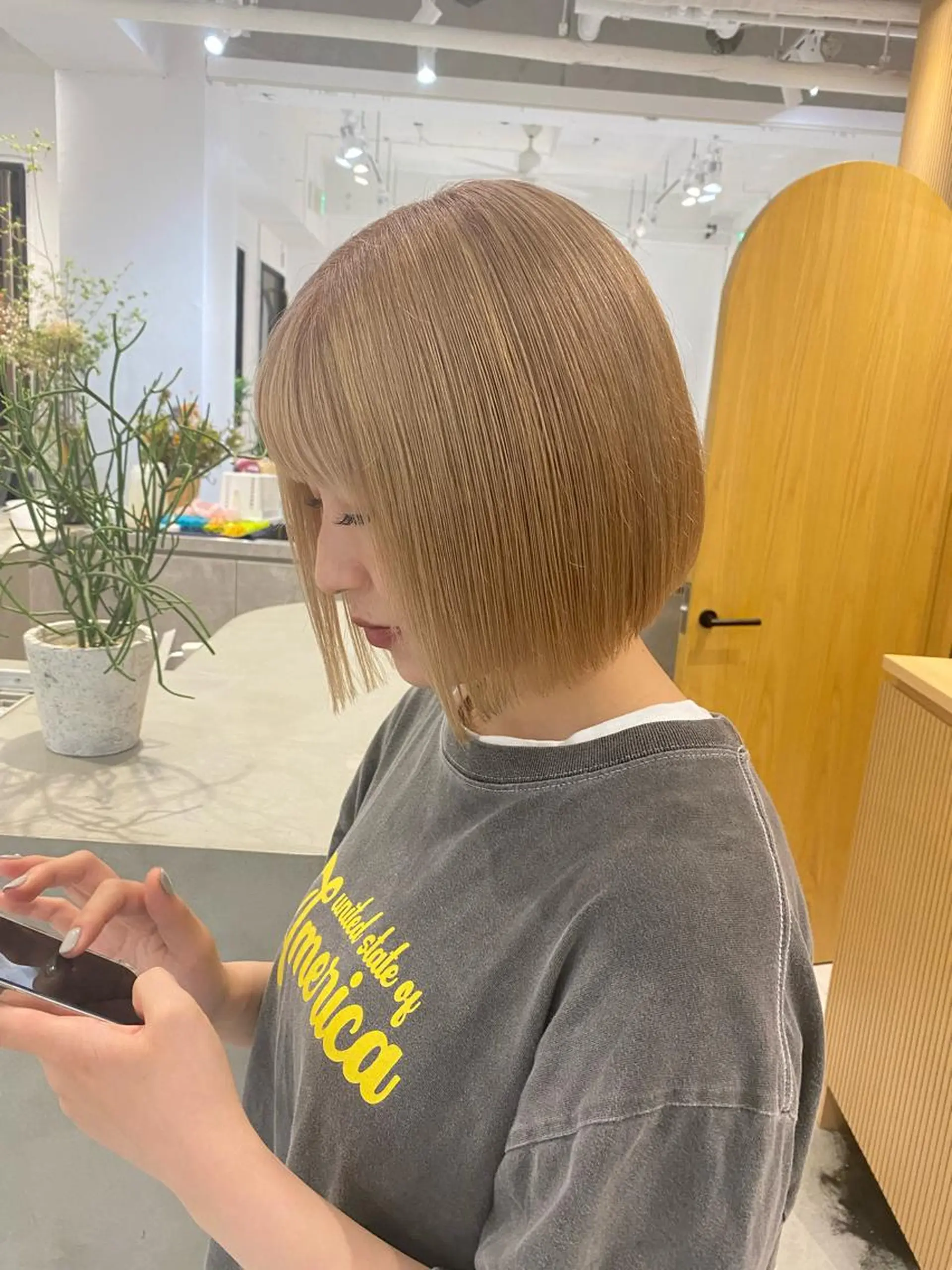ショート ヘアカラー MEY  TOKYO所属・☀️外国人カラー ☀️stevenのヘアスタイル