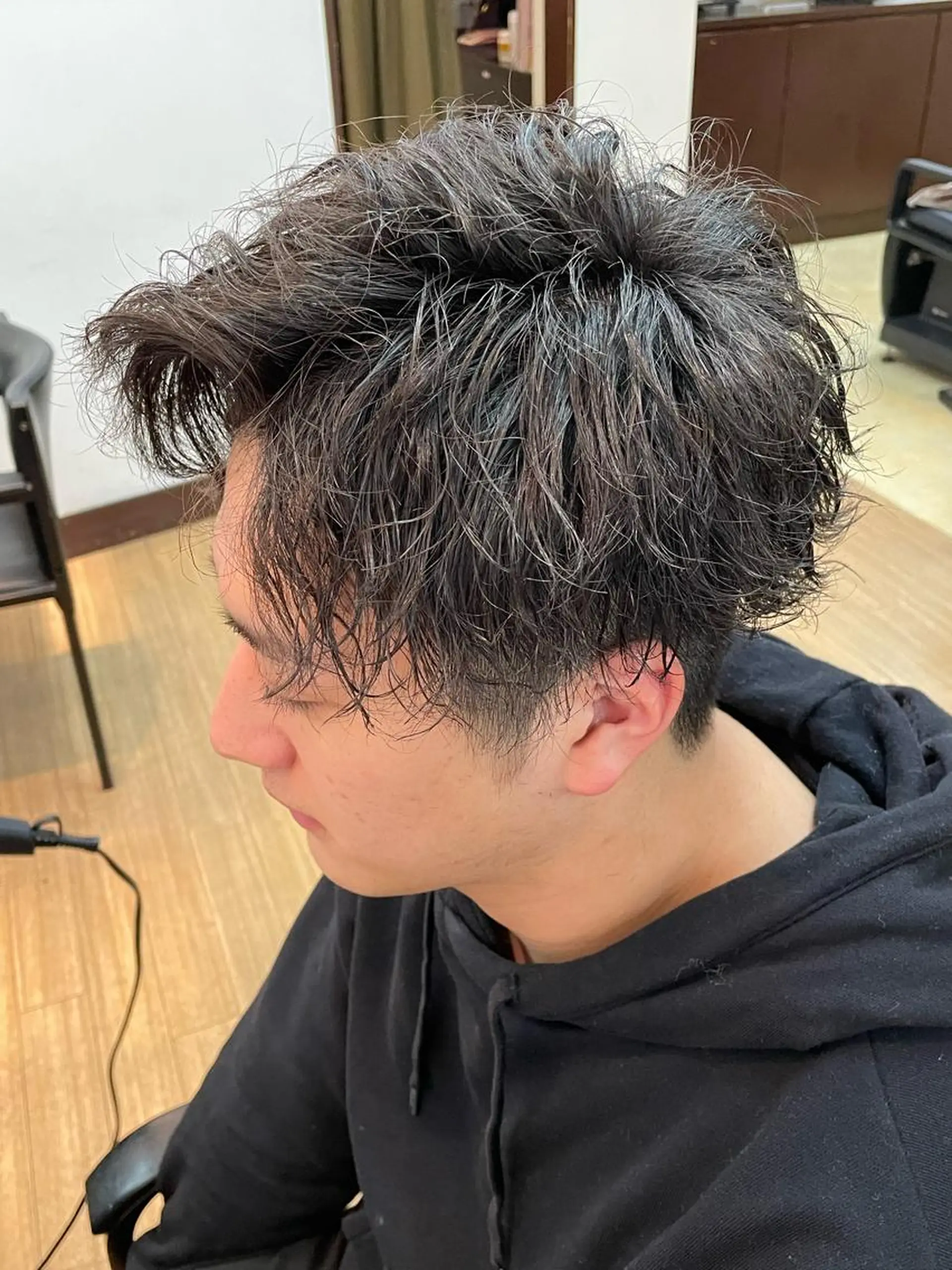 メンズ カット パーマ 松本 剛成のヘアスタイル
