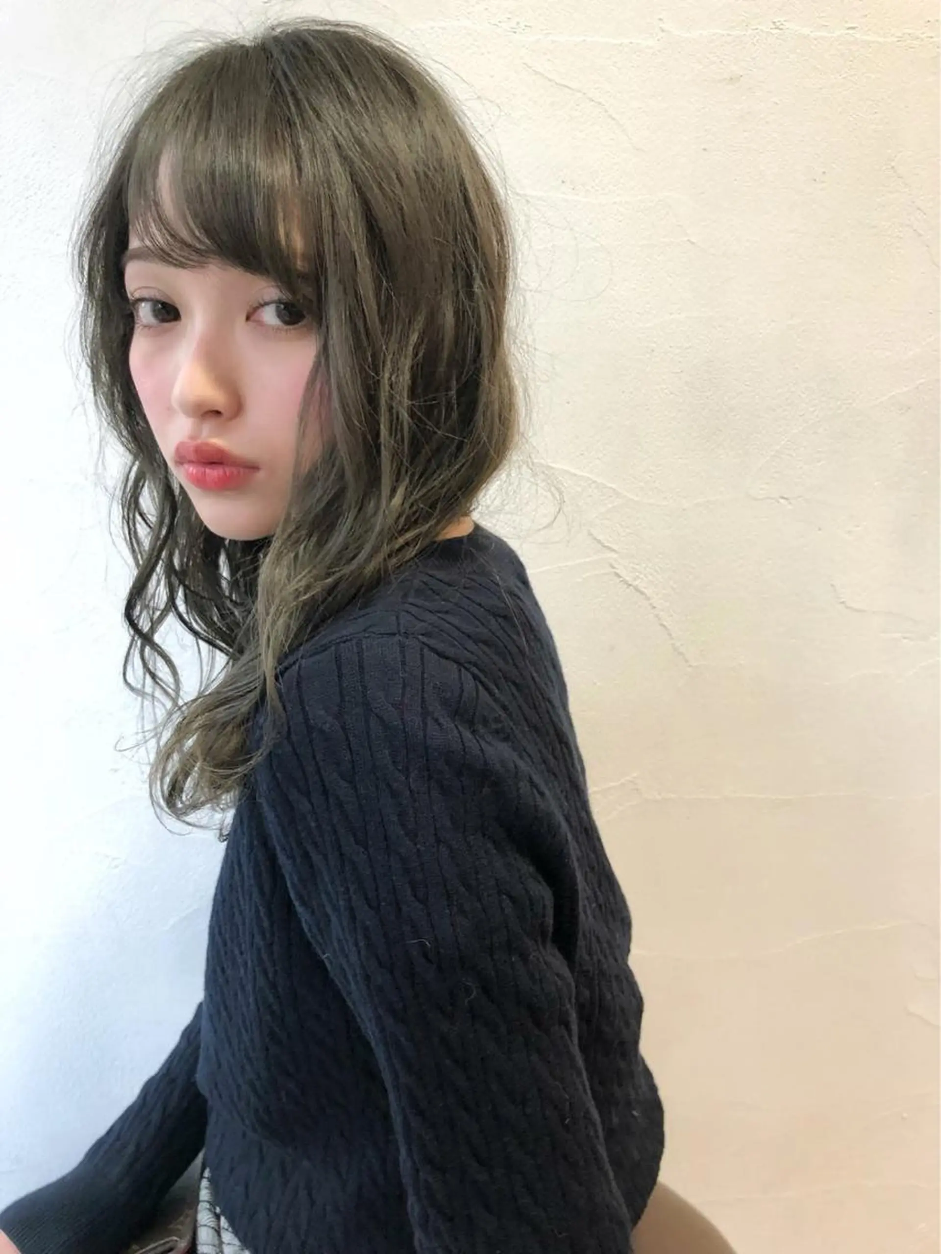 ミディアム カラー カット特化柏駅 徒歩3分LOUのヘアスタイル