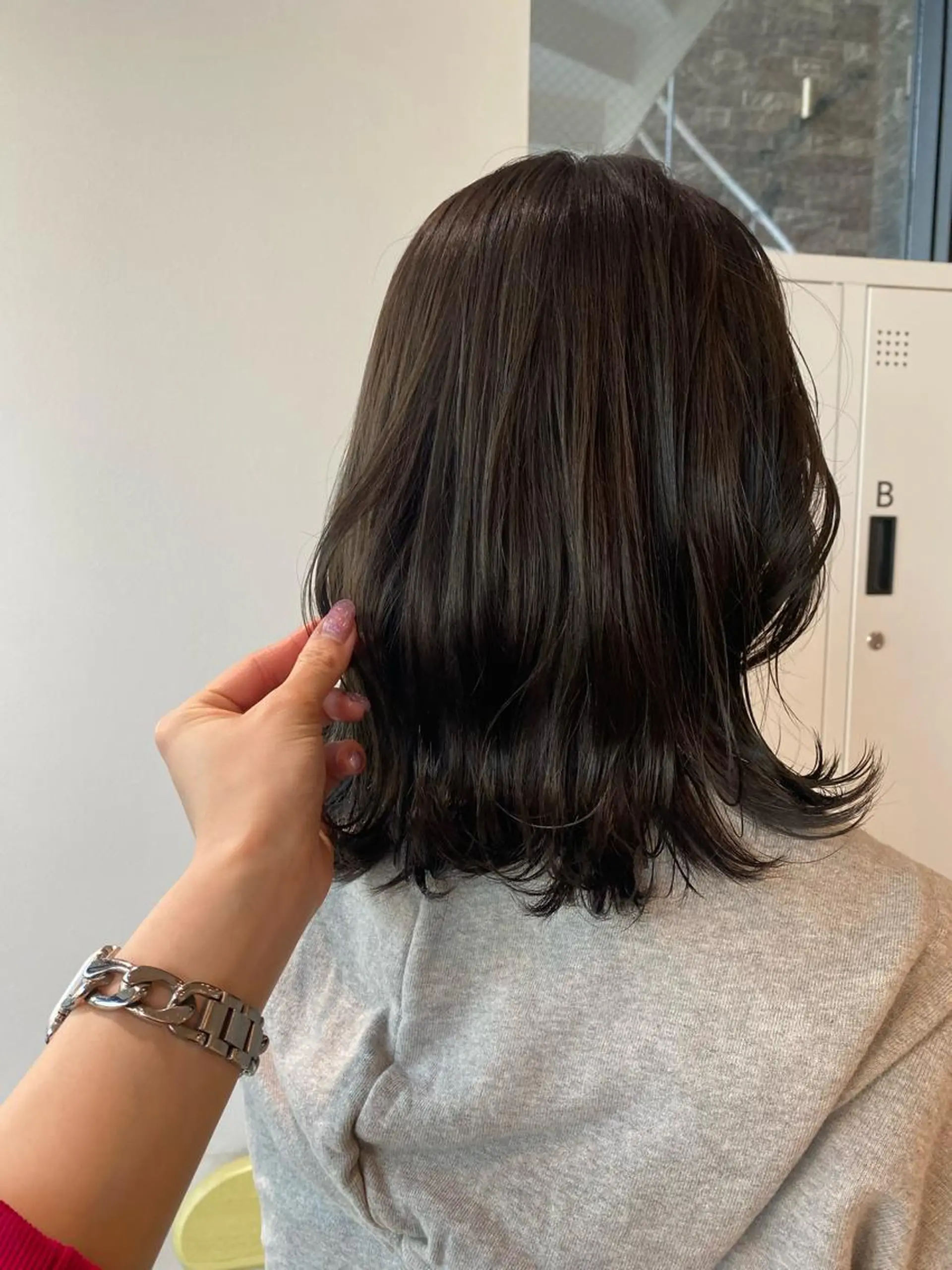 ミディアム カラー カット ヘアカラー トリートメント オスズ 🎀´-のヘアスタイル