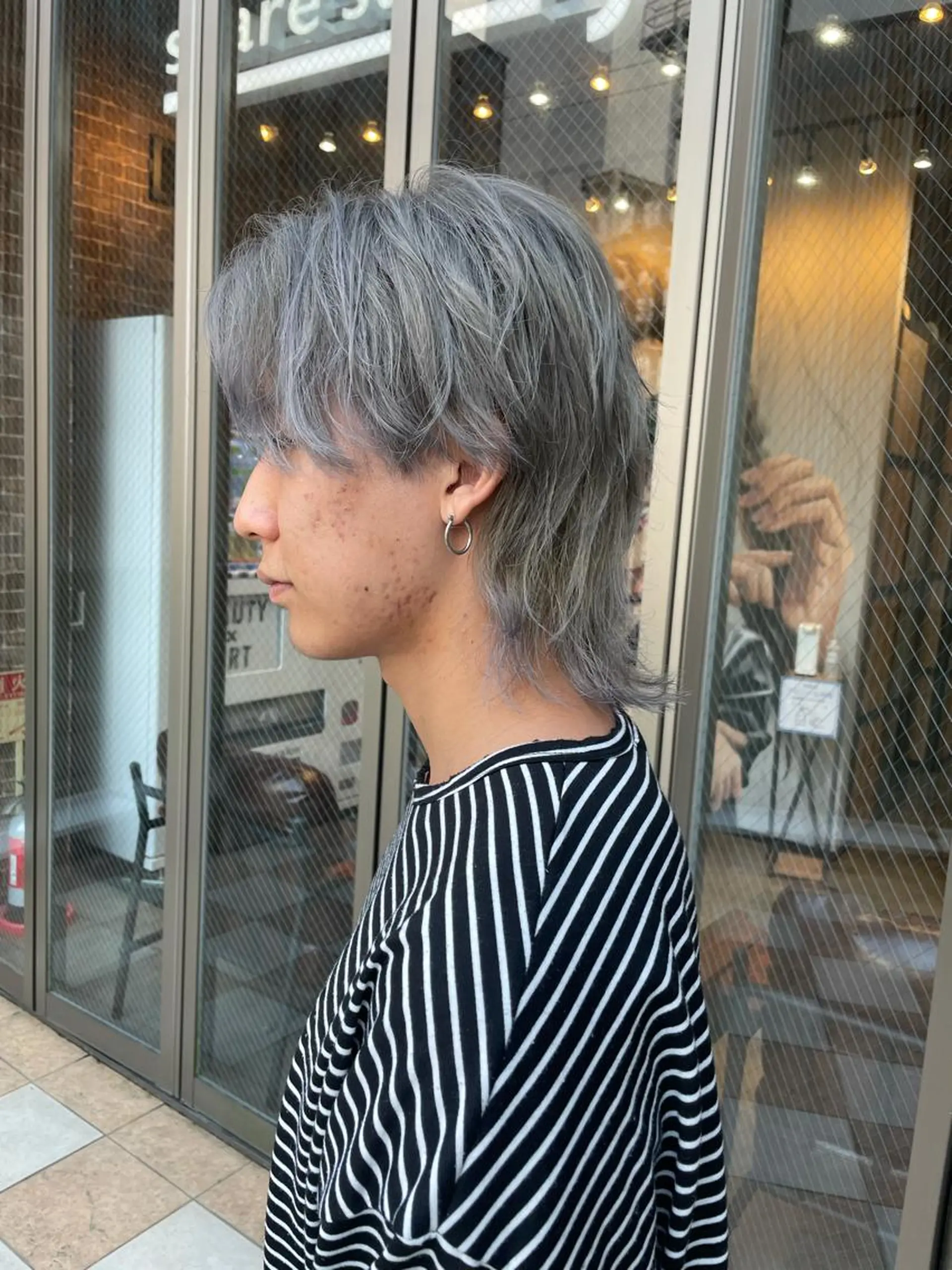 ミディアム カラー メンズ 韓国レイヤー/髪質 改善/縮毛🤍吉田のヘアスタイル