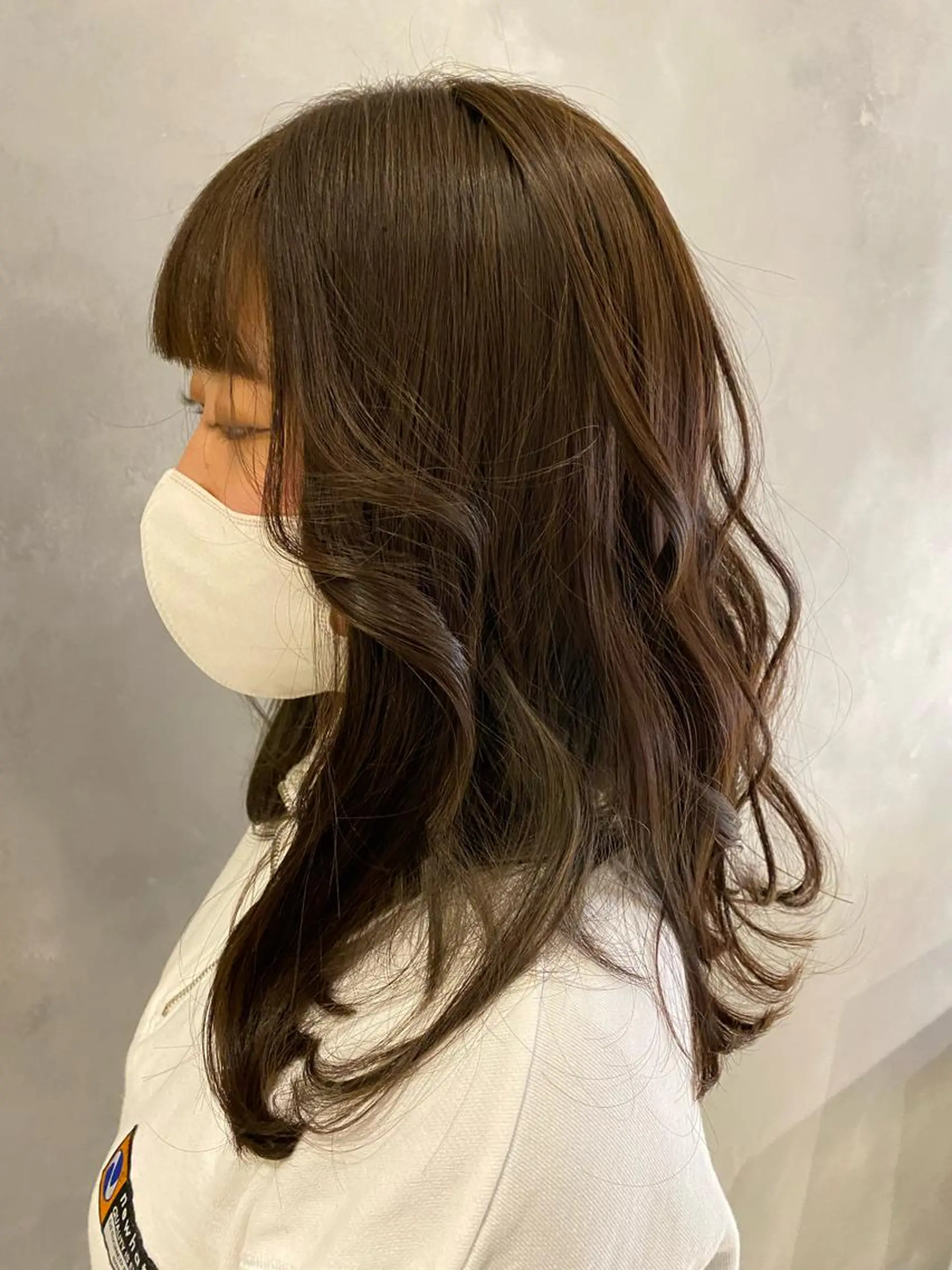 ロング 内田 遥香のヘアスタイル