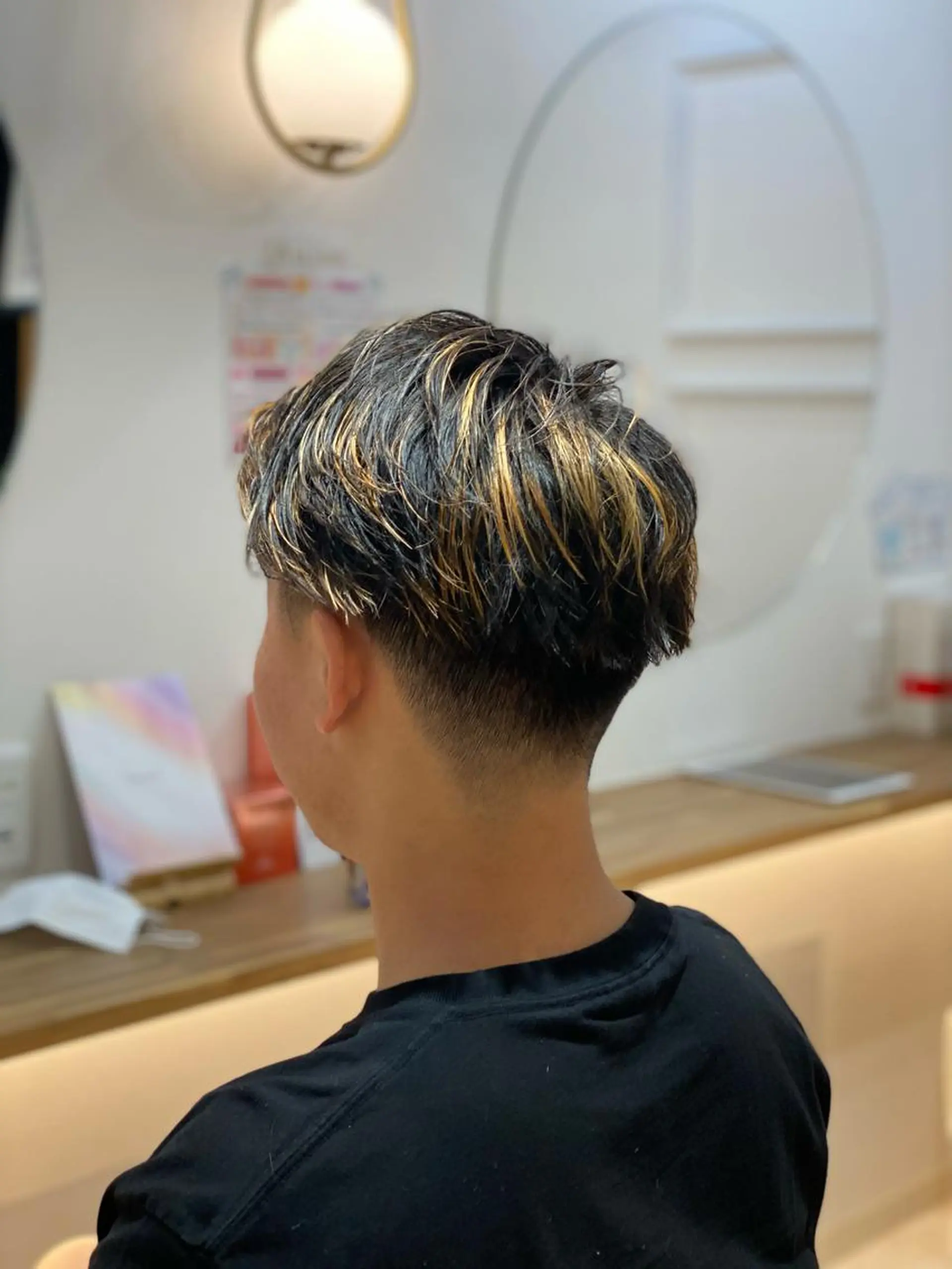 ミディアム メンズ 泰成/メンズ特化/ フェード/ツイスパのヘアスタイル